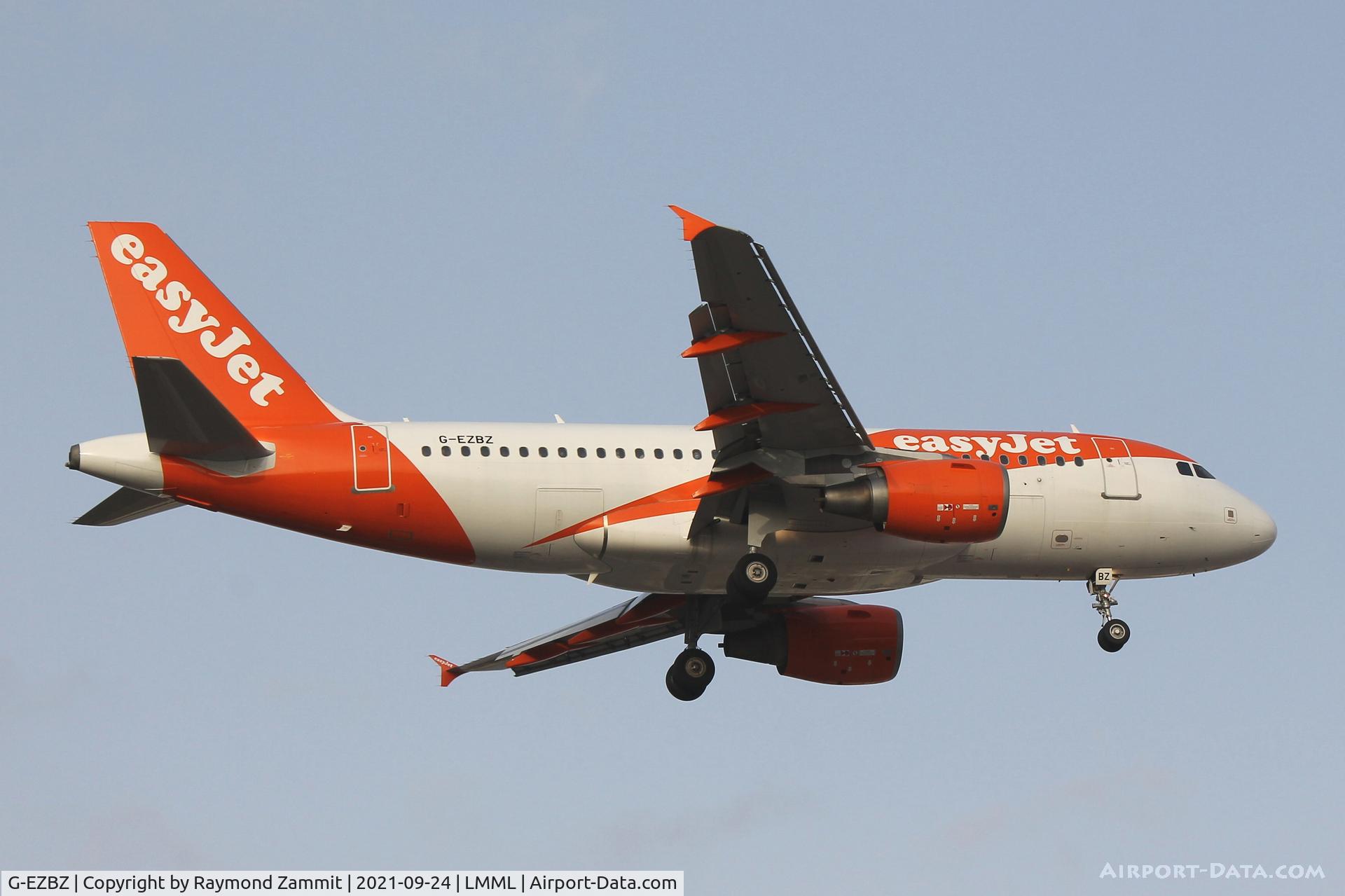G-EZBZ, 2007 Airbus A319-111 C/N 3184, A319 G-EZBZ Easyjet