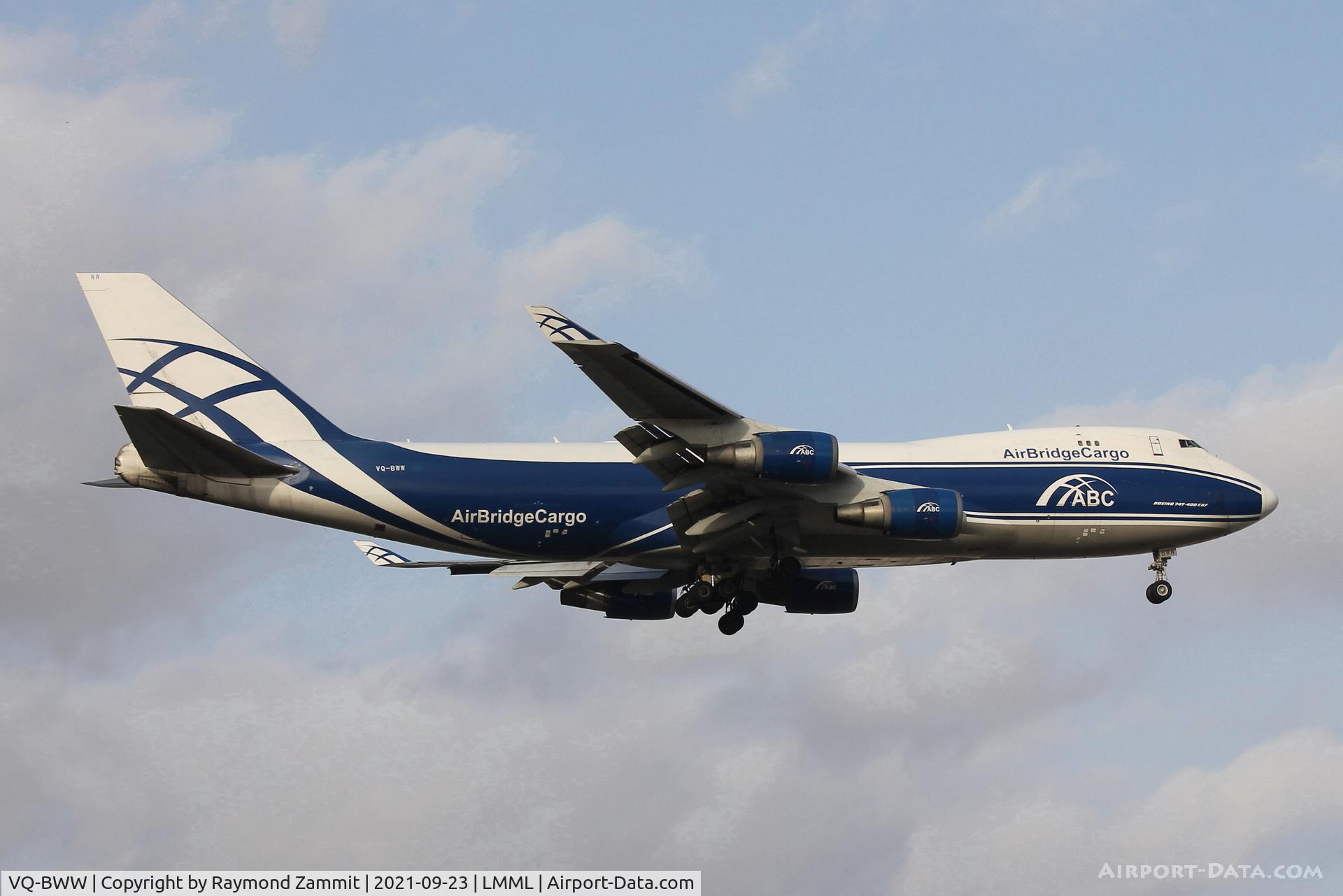 VQ-BWW, 2008 Boeing 747-428F/ER/SCD C/N 35233, B747 VQ-BWW Air Bridge Cargo