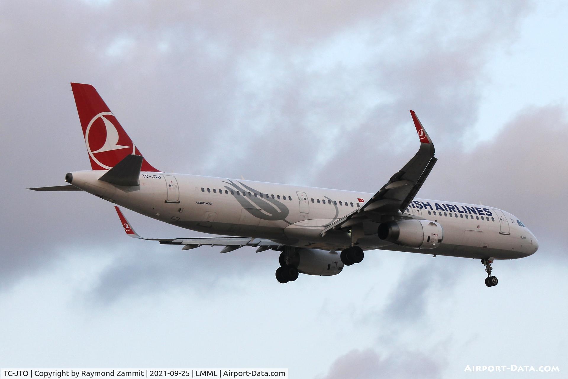 TC-JTO, 2016 Airbus A321-231 C/N 7299, A321 TC-JTO Turkish Airlines