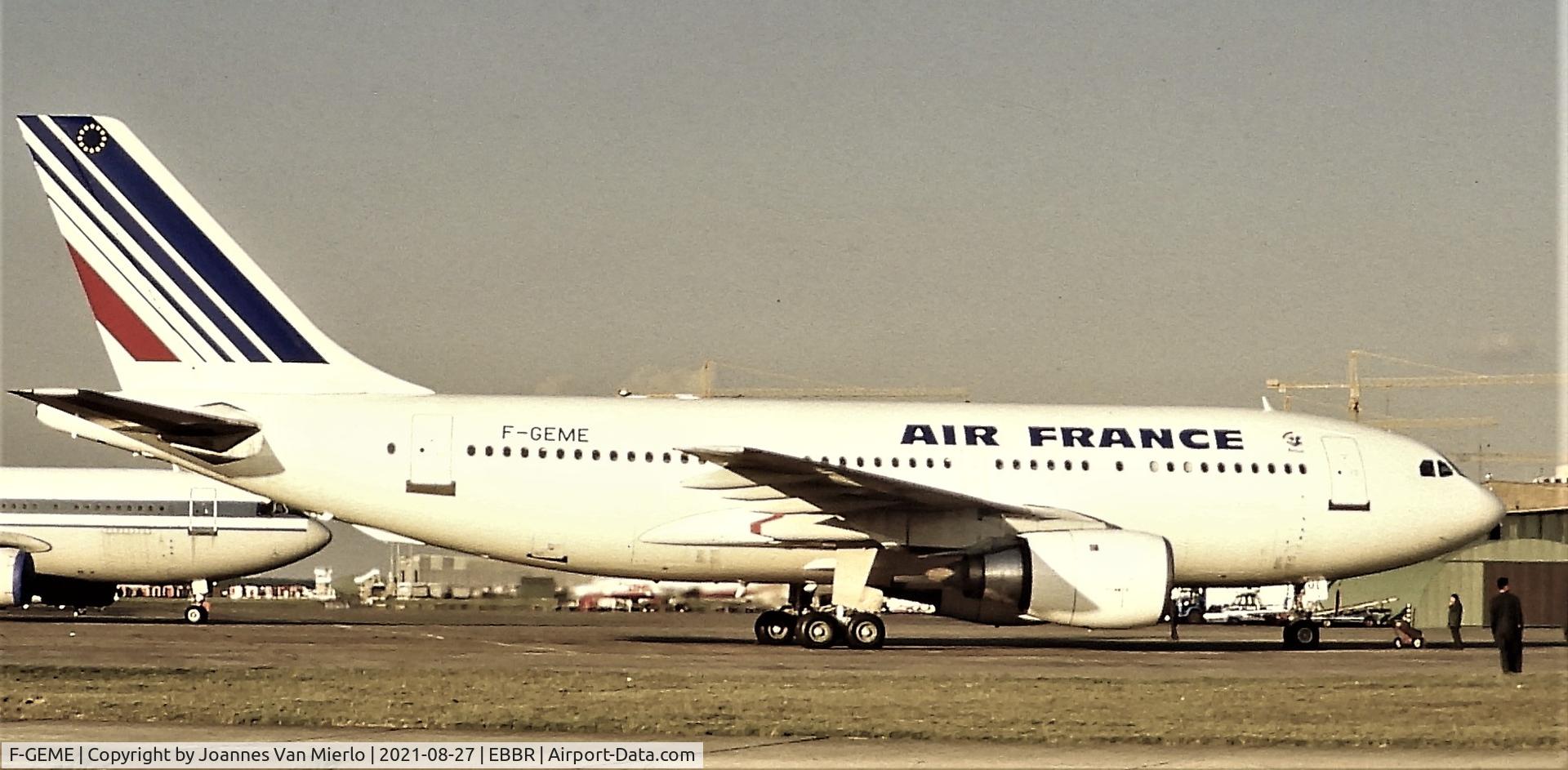F-GEME, 1985 Airbus A310-203 C/N 369, Slide scan