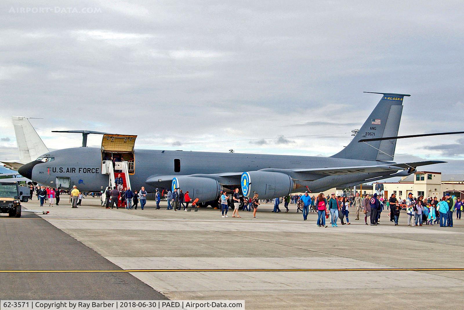 62-3571, 1962 Boeing KC-135R Stratotanker C/N 18554, 62-3571   (23571) Boeing KC-135R Stratotanker [18554] (United States Air Force) Elmendorf AFB~N 30/06/2018