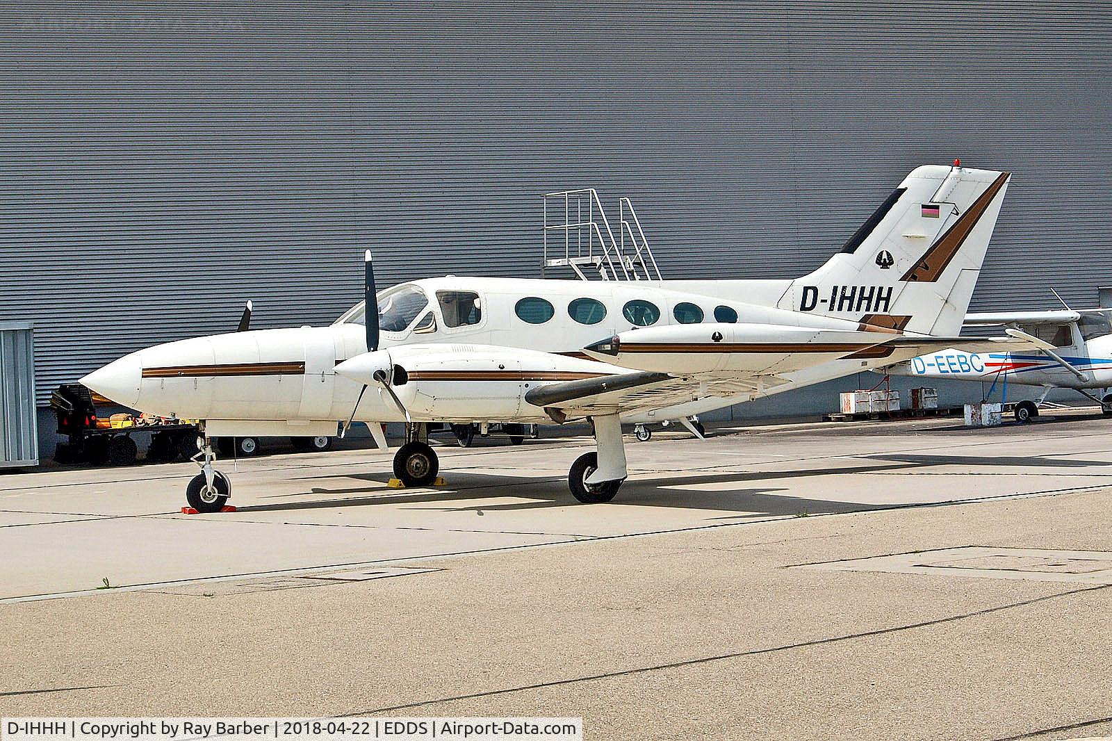 D-IHHH, 1973 Cessna 421B Golden Eagle C/N 421B-0512, D-IHHH   Cessna 421B Golden Eagle [421B-0512] Stuttgart~D 22/04/2018
