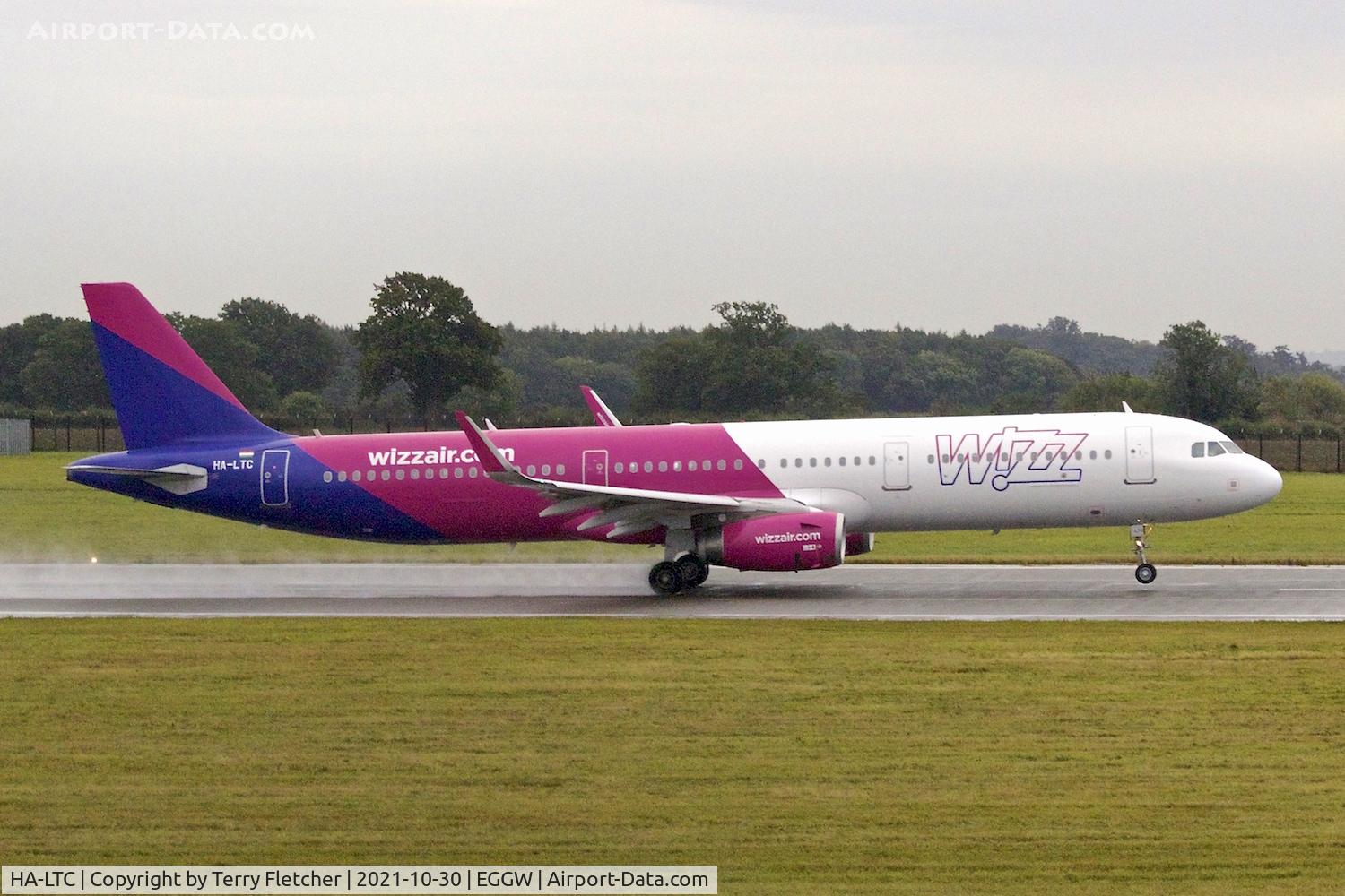 HA-LTC, 2018 Airbus A321-231 C/N 8295, At Luton