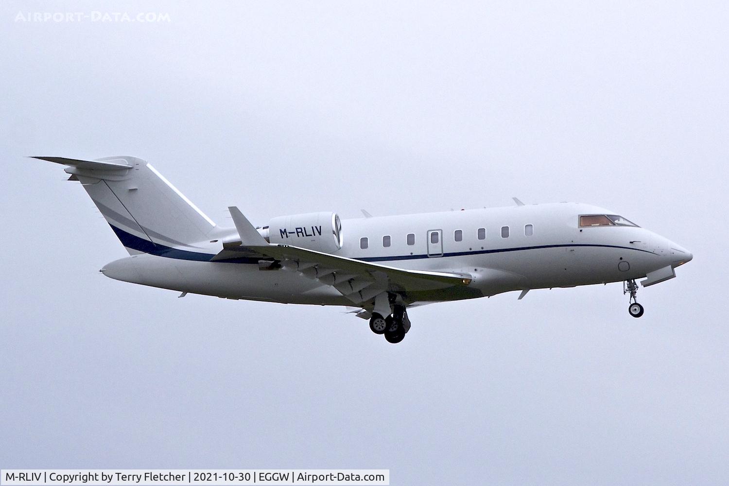 M-RLIV, 2007 Bombardier Challenger 605 (CL-600-2B16) C/N 5731, At Luton