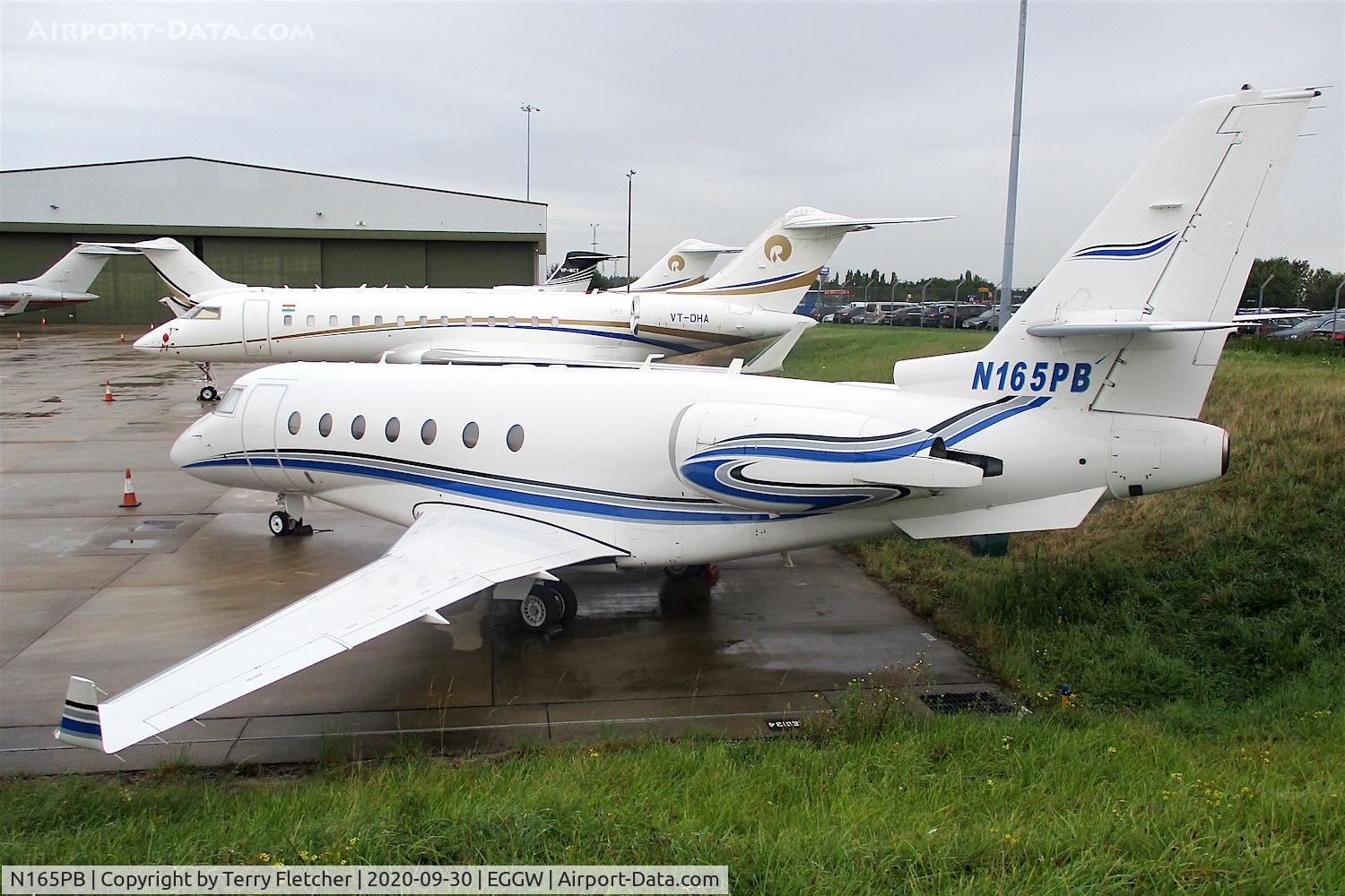 N165PB, 2007 Israel Aircraft Industries Gulfstream 200 C/N 165, At Luton