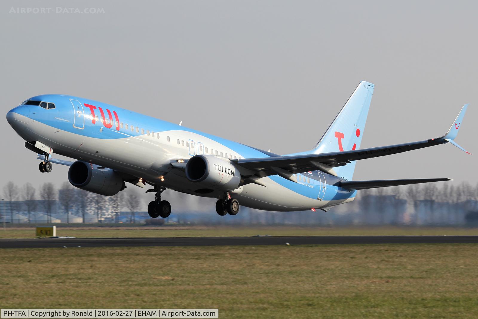 PH-TFA, 2007 Boeing 737-8K5 C/N 35100, at spl