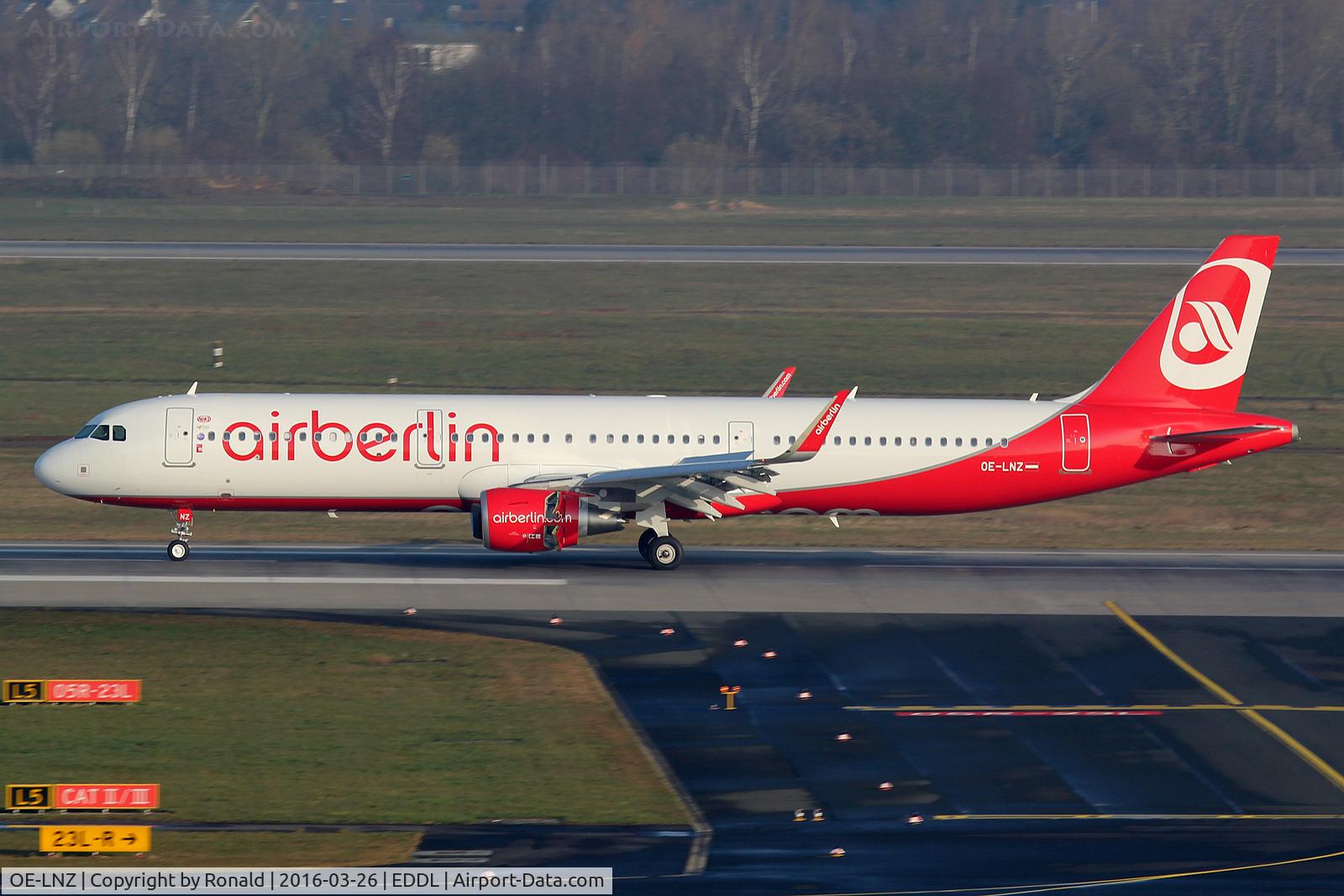 OE-LNZ, 2016 Airbus A321-211 C/N 6979, at dus