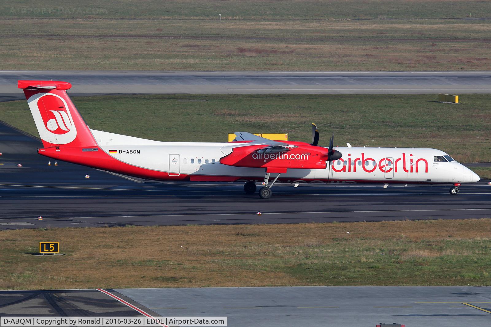 D-ABQM, 2006 De Havilland Canada DHC-8-402Q Dash 8 C/N 4119, at dus