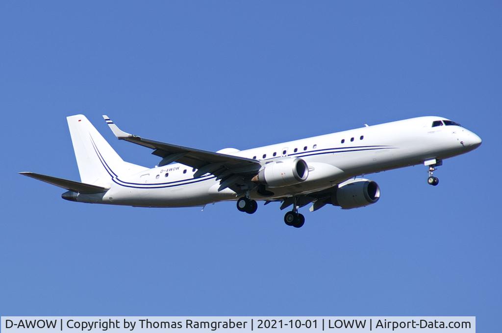 D-AWOW, 2019 Embraer ERJ-190-100ECJ Lineage 1000 C/N 19000732, Air Hamburg Embraer 190 Lineage 1000