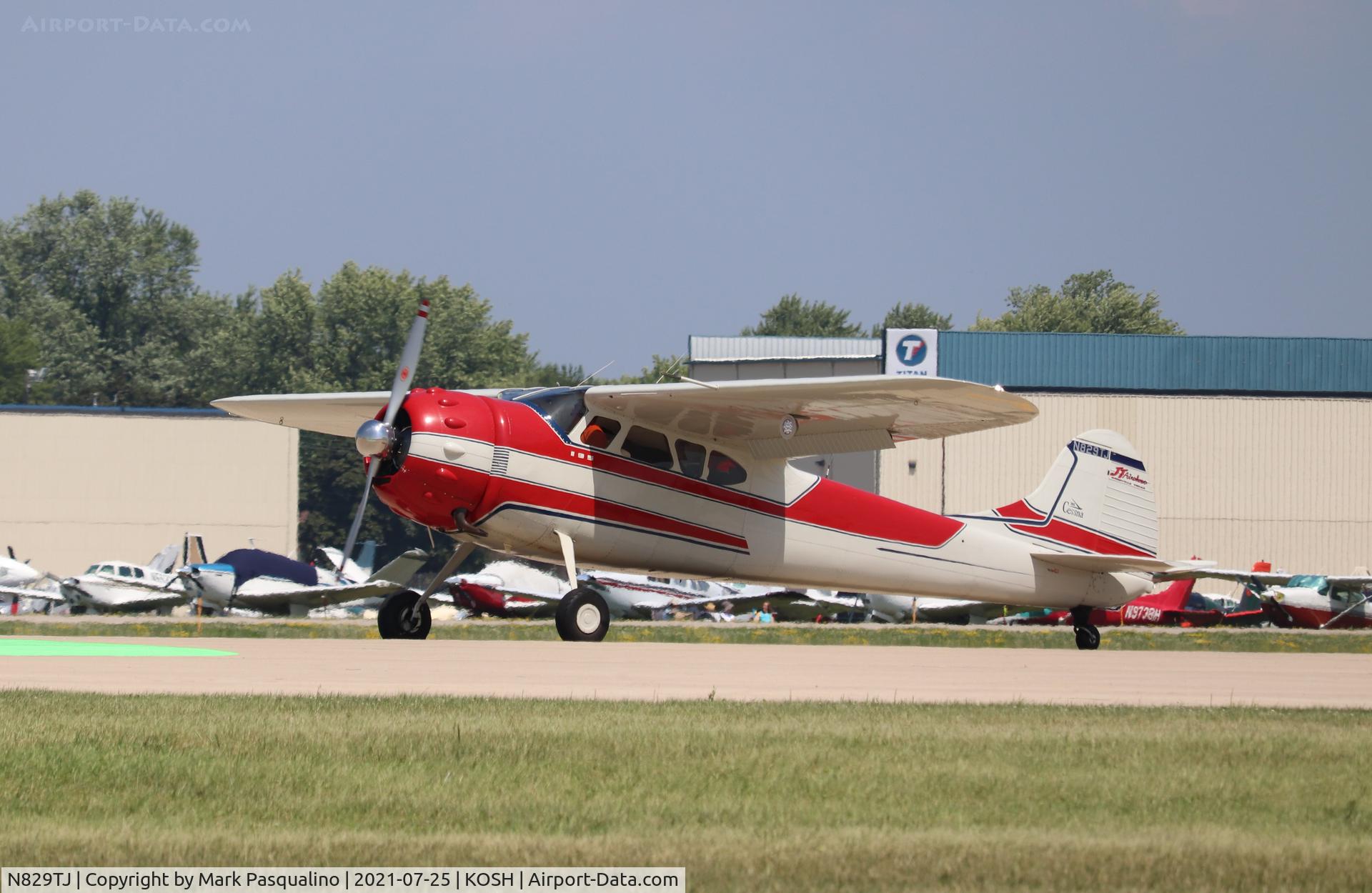 N829TJ, 1953 Cessna 195 C/N 16048, Cessna 195