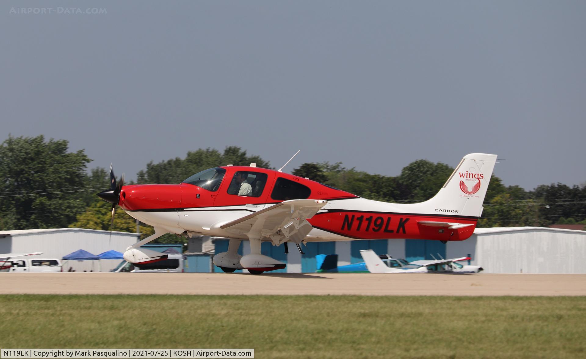 N119LK, 2016 Cirrus SR22 Carbon C/N 4366, Cirrus SR22