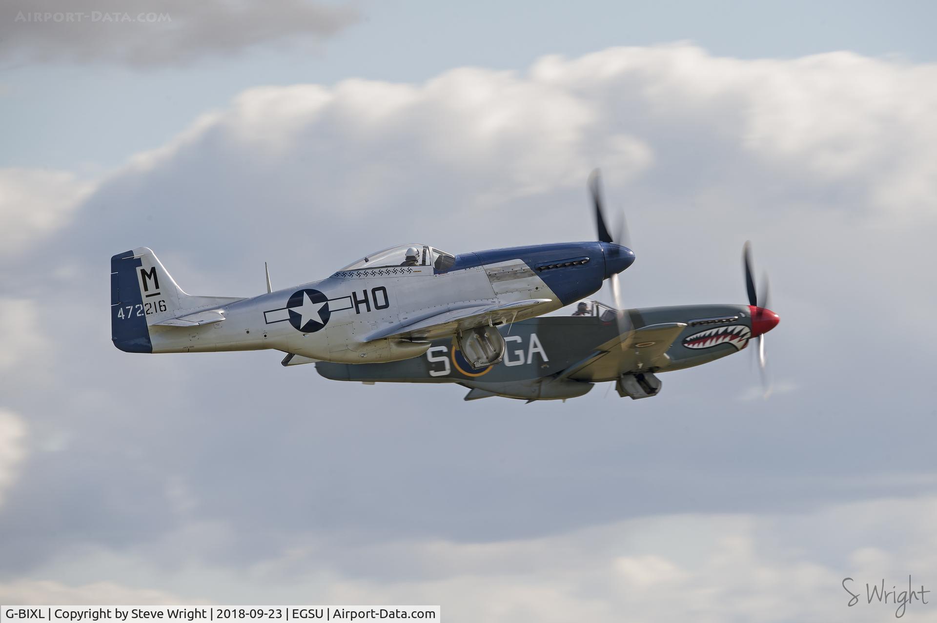 G-BIXL, 1944 North American P-51D Mustang C/N 122-38675, Duxford Battle of Britain Airshow 2018 UK
