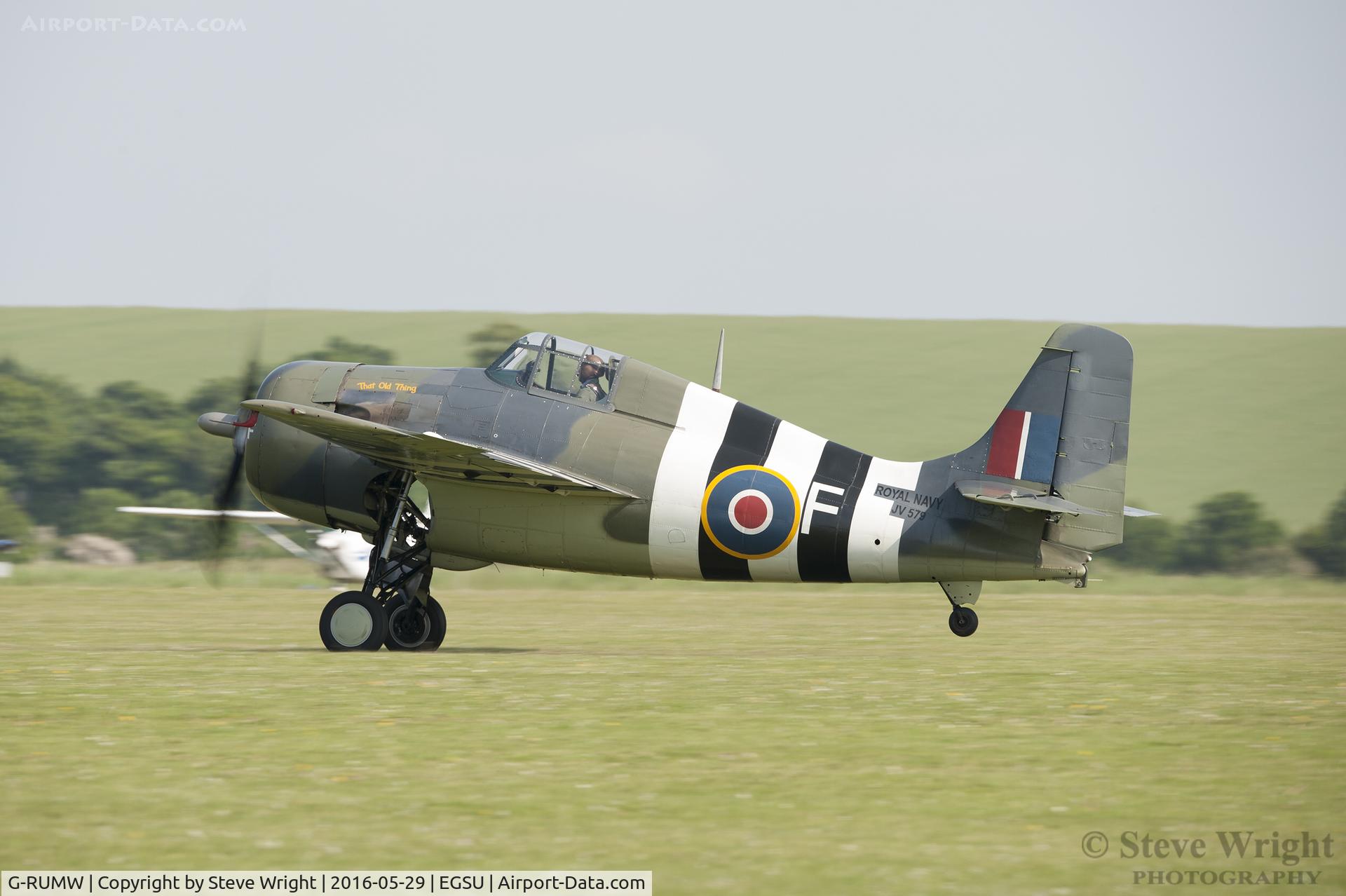 G-RUMW, 1944 General Motors (Grumman) FM-2 Wildcat C/N 5765, Duxford Battle of Britain Airshow 2018 UK