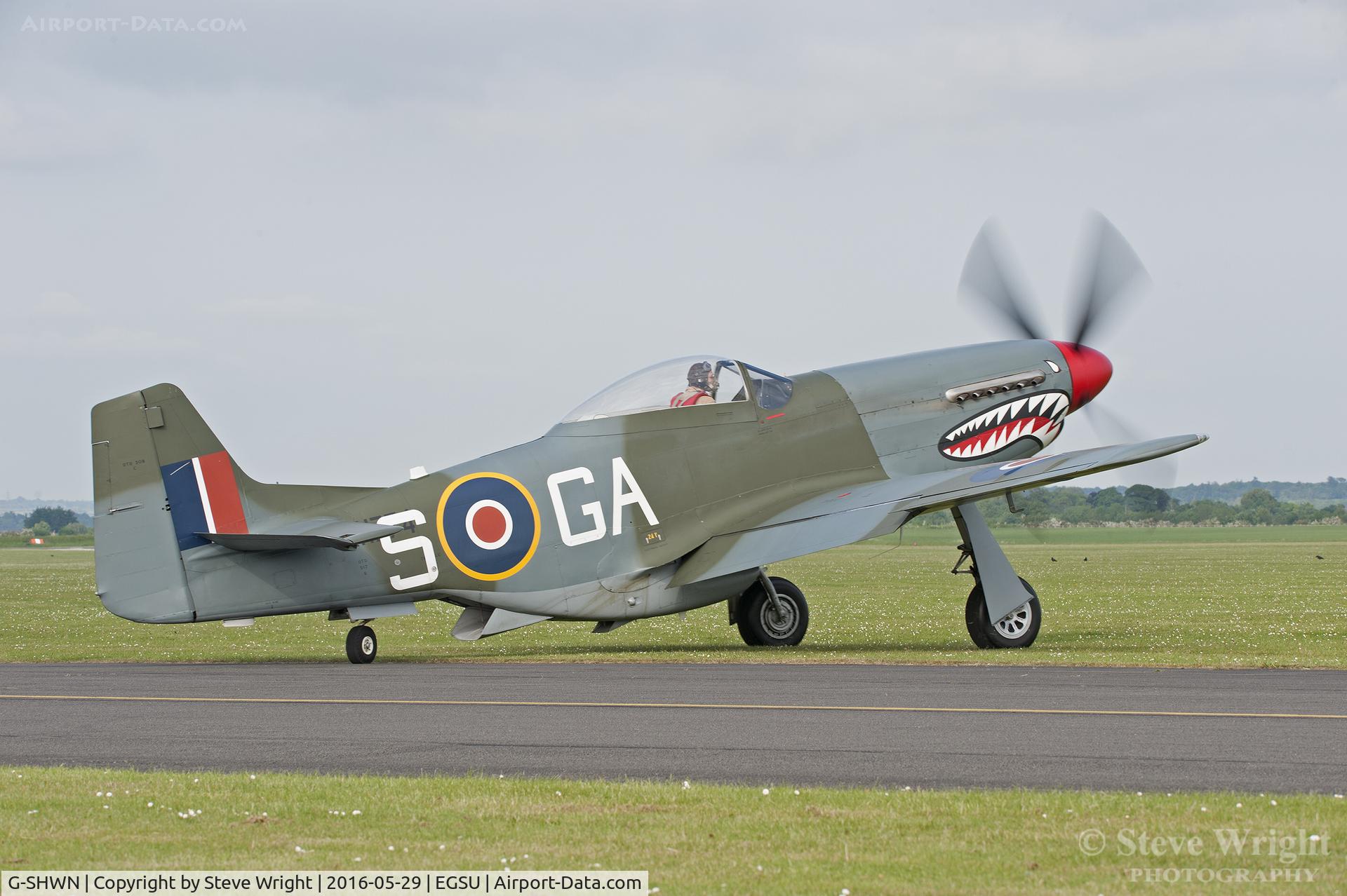 G-SHWN, 1944 North American P-51D Mustang C/N 122-40417, Duxford Battle of Britain Airshow 2018 UK
