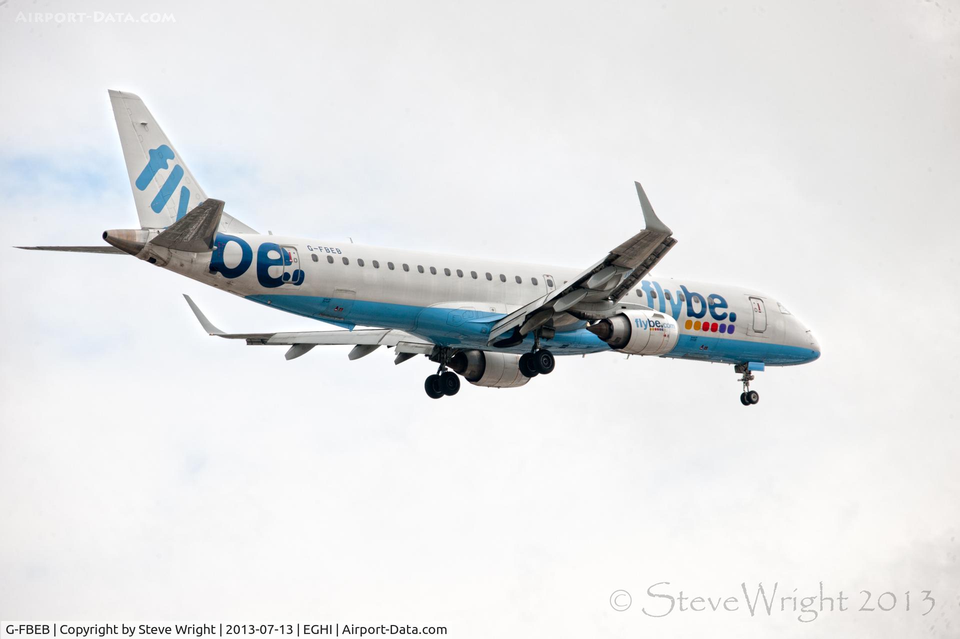 G-FBEB, 2006 Embraer 195LR (ERJ-190-200LR) C/N 19000057, Southampton Airport UK