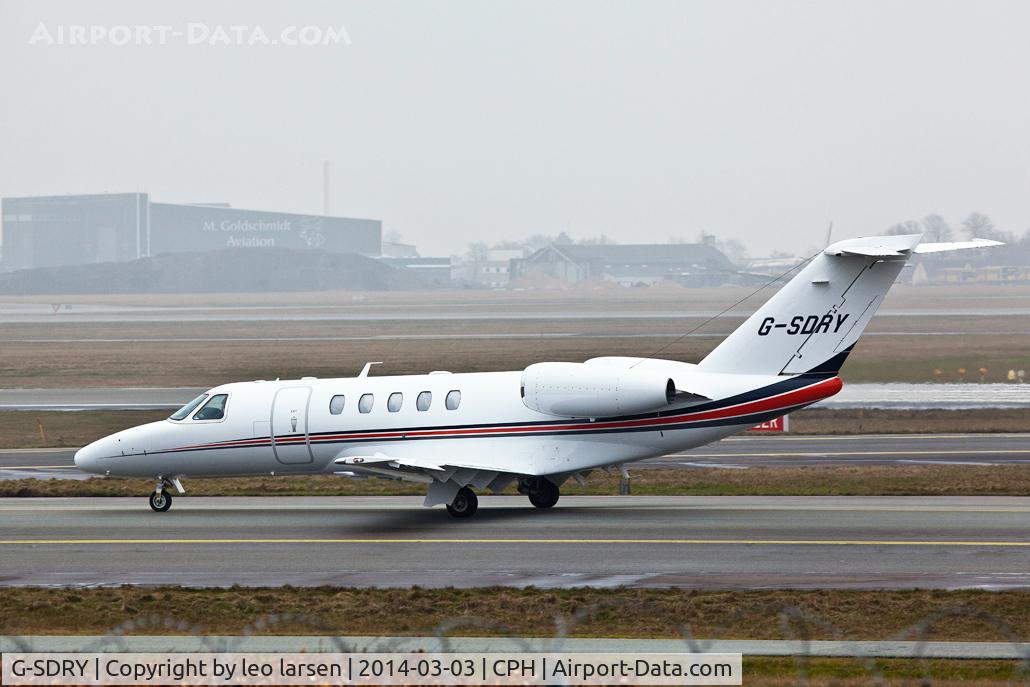 G-SDRY, 2013 Cessna 525C CitationJet CJ4 C/N 525C-0134, Copenhagen 3.3.2014