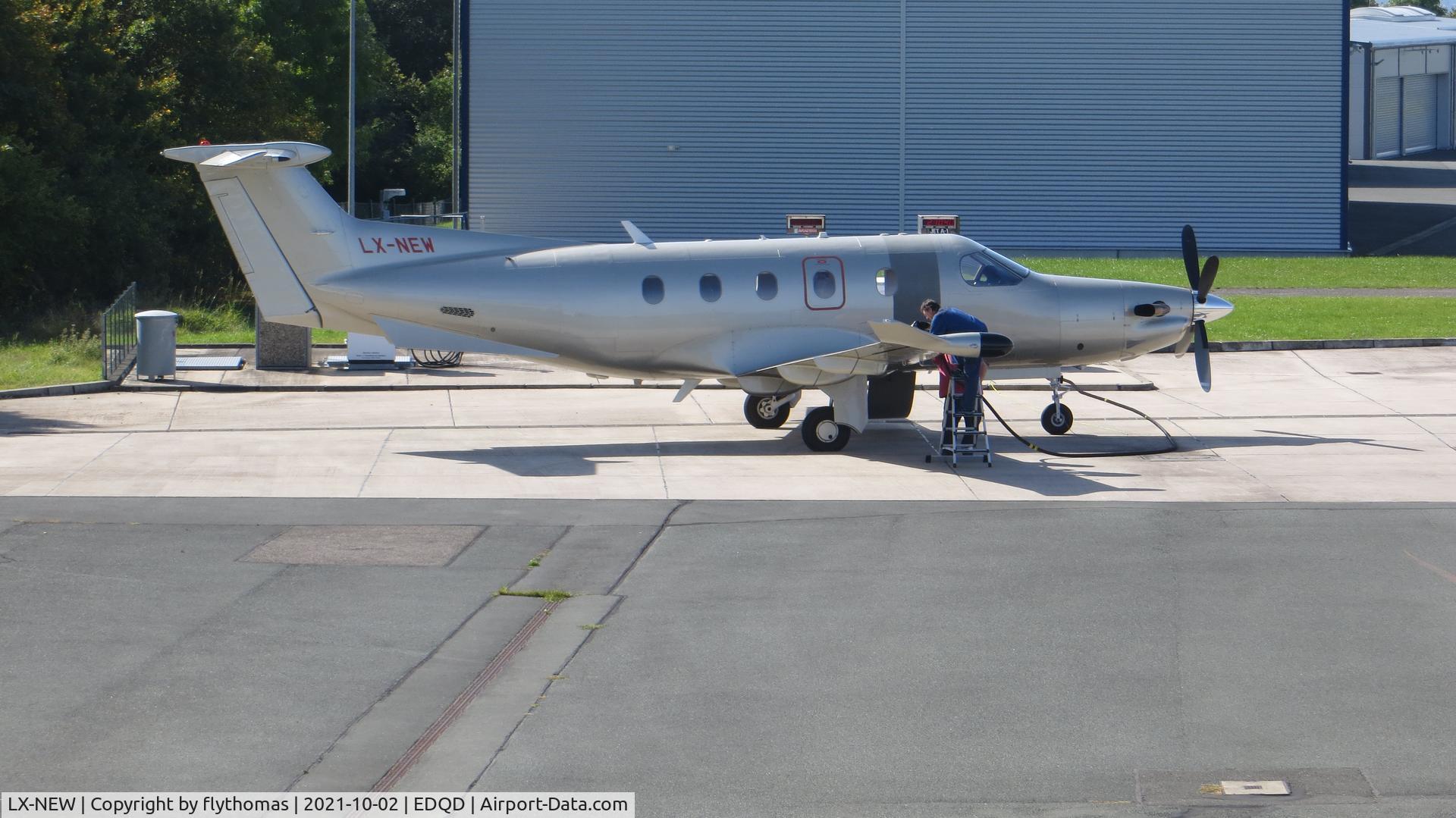 LX-NEW, 2009 Pilatus PC-12/47E C/N 1148, Jetfly aviation LX-NEW Bayreuth Airport