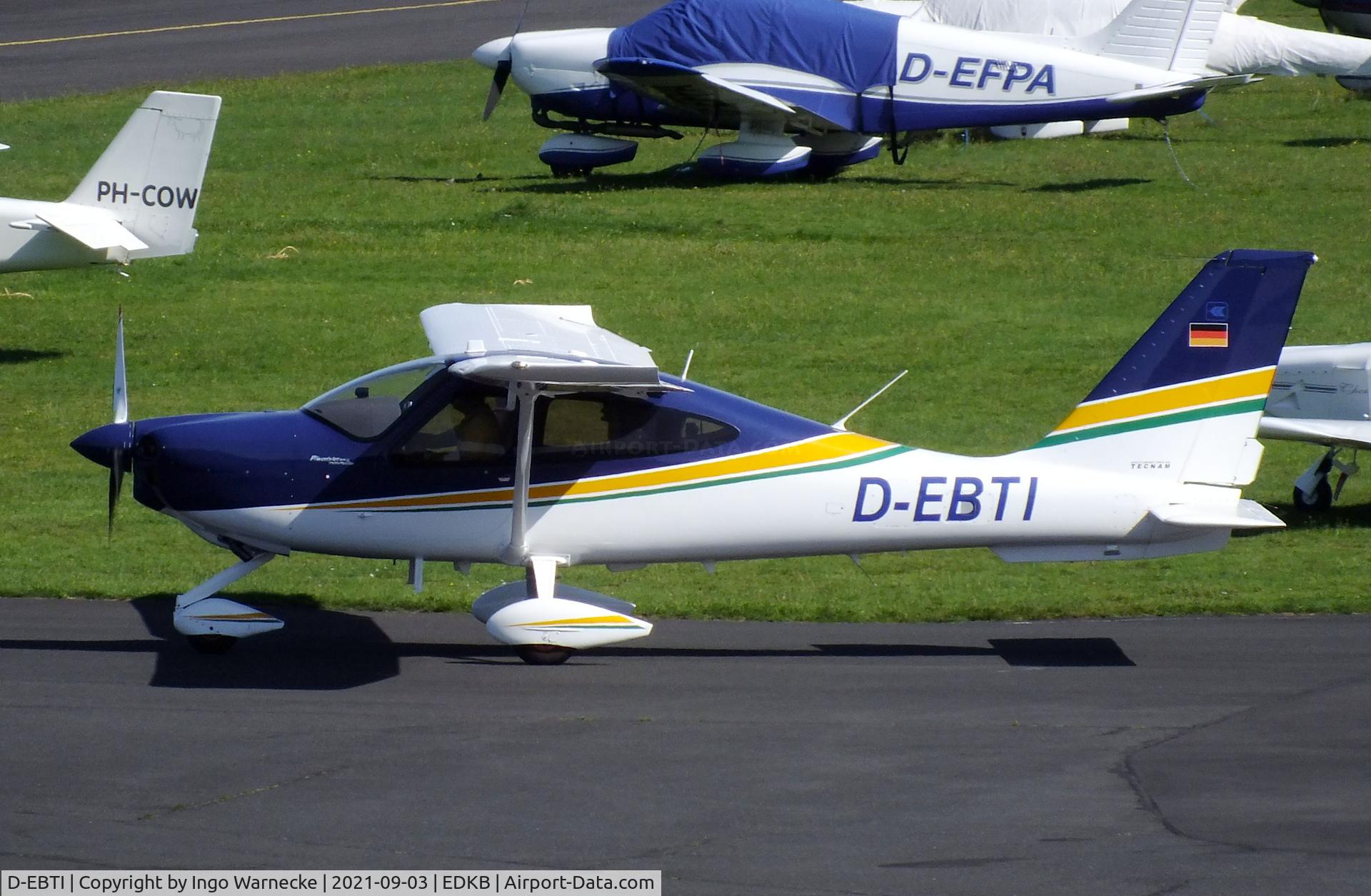 D-EBTI, Tecnam P-2010 C/N 122, Tecnam P2010 at Bonn-Hangelar airfield during the Grumman Fly-in 2021