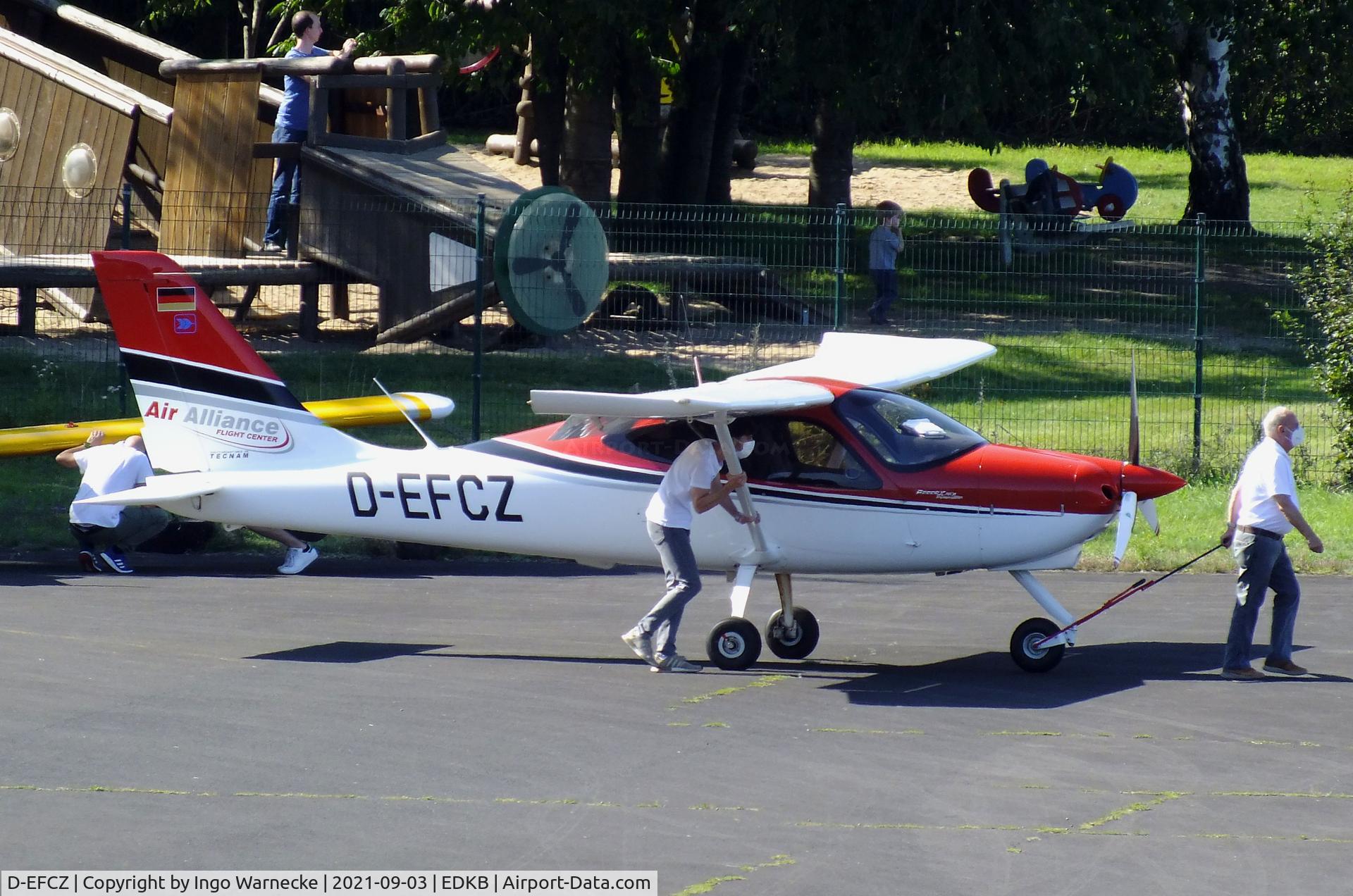 D-EFCZ, 2018 Tecnam P-2008JC Mk.II C/N 1125, Tecnam P2008 JC Mk II at Bonn-Hangelar airfield during the Grumman Fly-in 2021