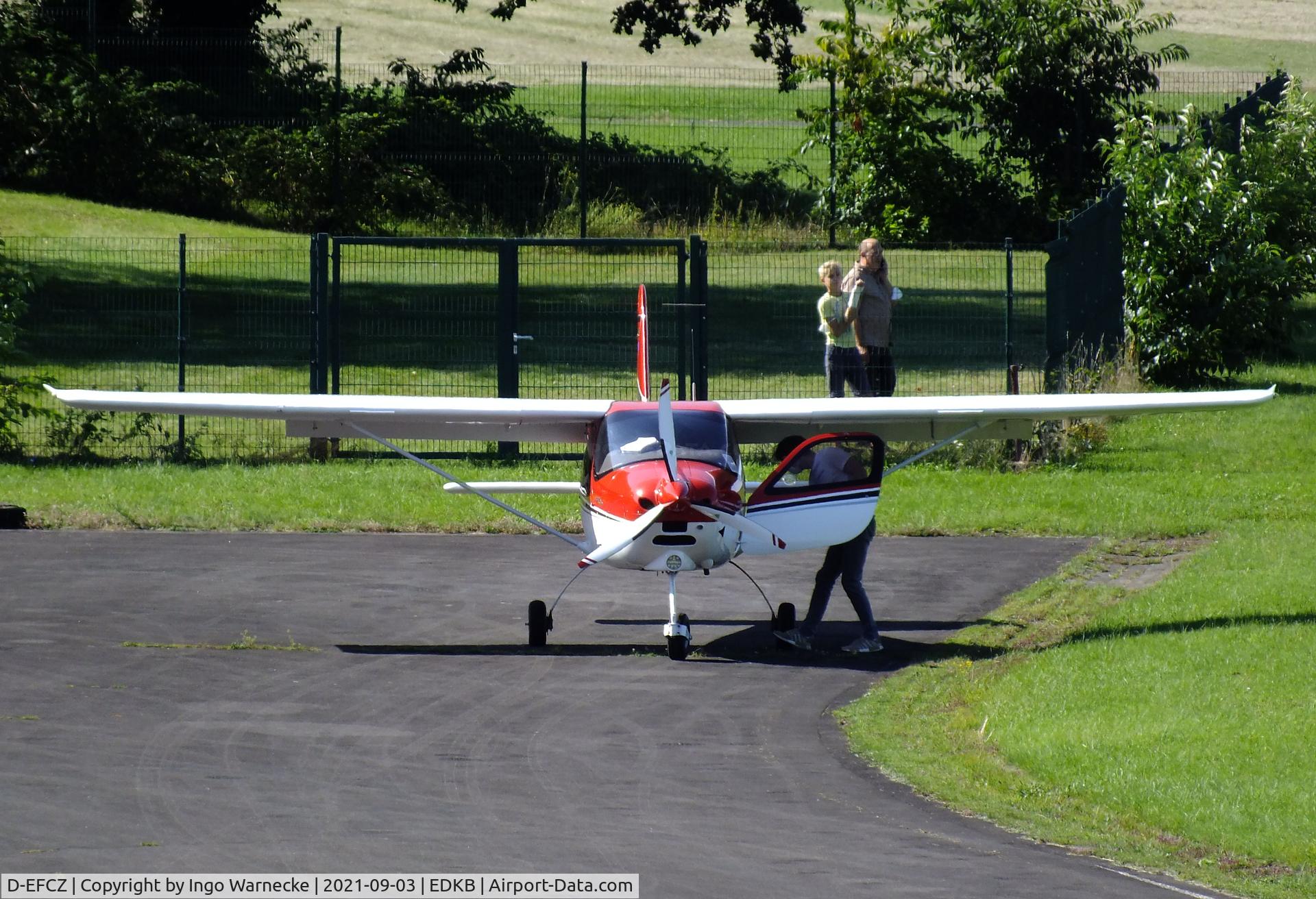 D-EFCZ, 2018 Tecnam P-2008JC Mk.II C/N 1125, Tecnam P2008 JC Mk II at Bonn-Hangelar airfield during the Grumman Fly-in 2021