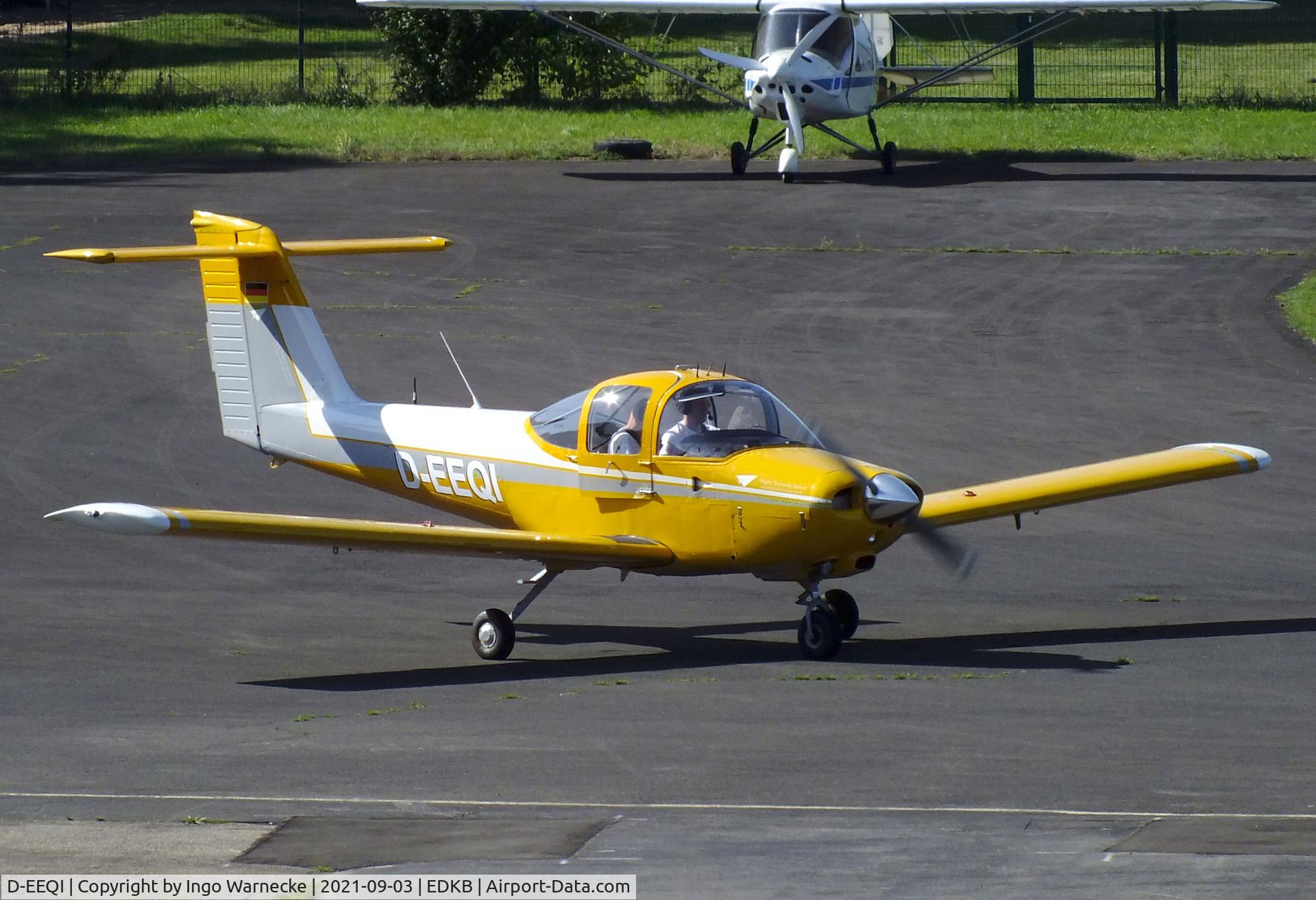 D-EEQI, 1979 Piper PA-38-112 Tomahawk C/N 38-79A0747, Piper PA-38-112 Tomahawk at Bonn-Hangelar airfield during the Grumman Fly-in 2021