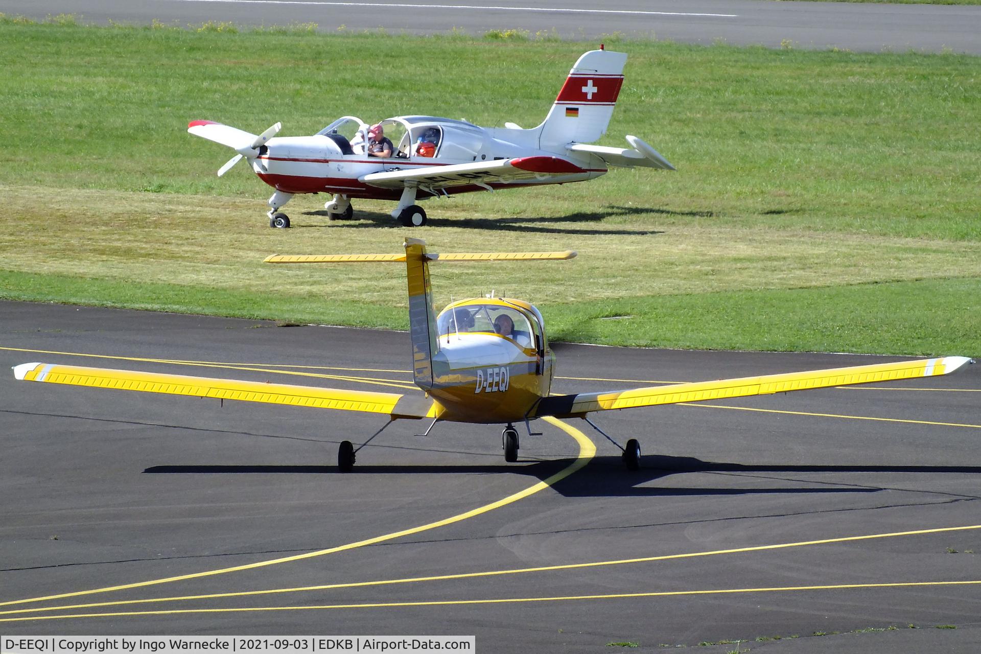 D-EEQI, 1979 Piper PA-38-112 Tomahawk C/N 38-79A0747, Piper PA-38-112 Tomahawk at Bonn-Hangelar airfield during the Grumman Fly-in 2021