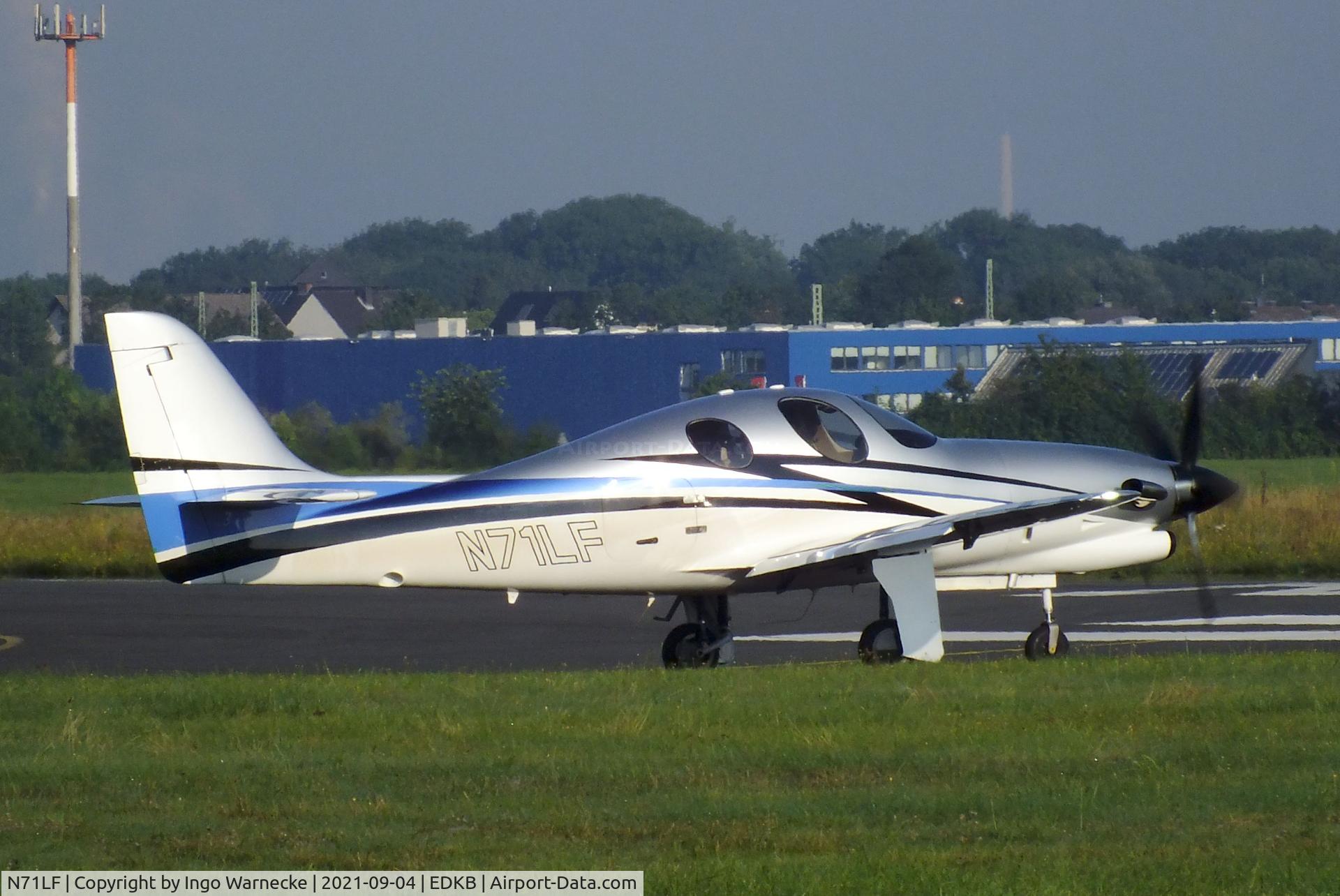 N71LF, 2018 Lancair Evolution C/N EVO-088, Lancair Evolution (PT6) at Bonn-Hangelar airfield during the Grumman Fly-in 2021