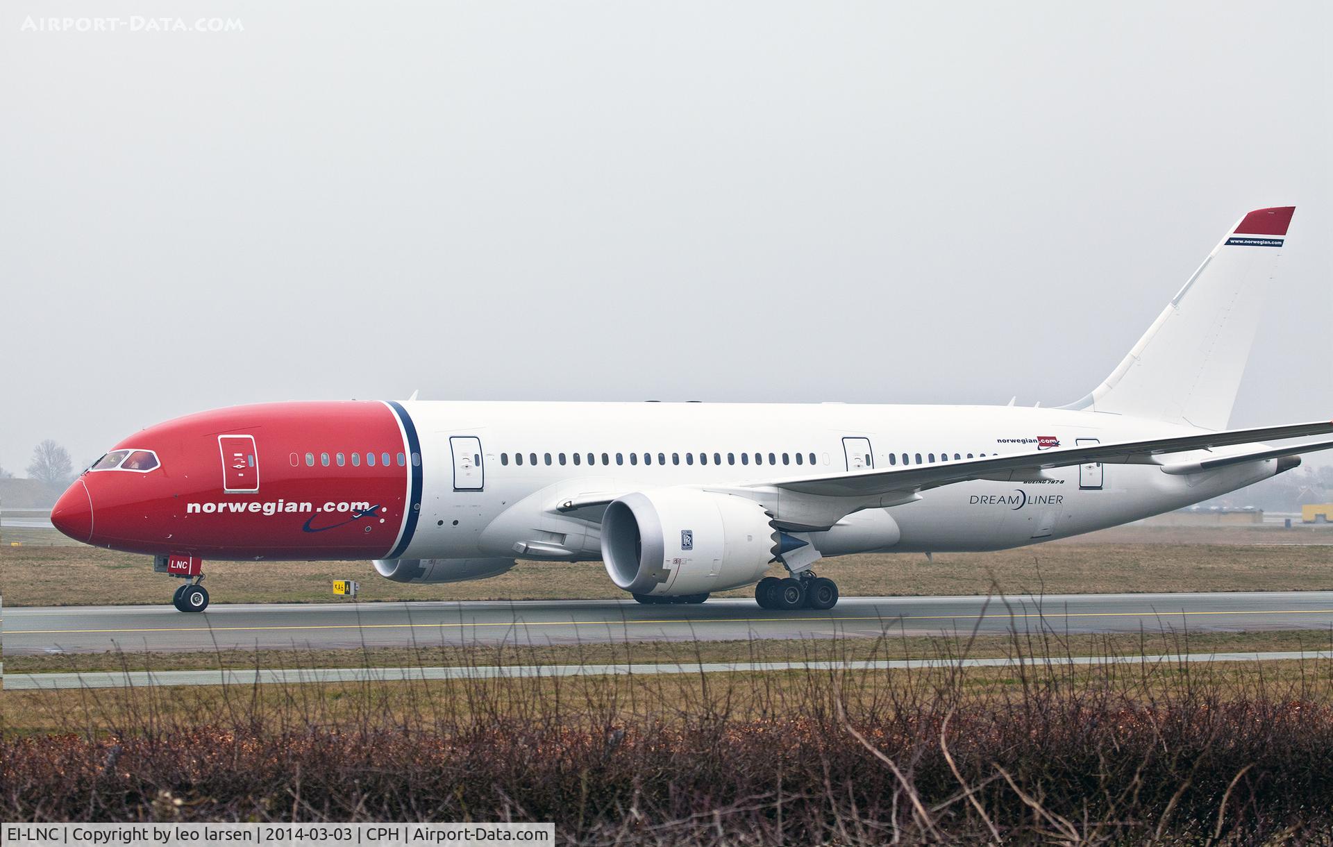 EI-LNC, 2013 Boeing 787-8 Dreamliner C/N 34795, Copenhagen 3.3.2014