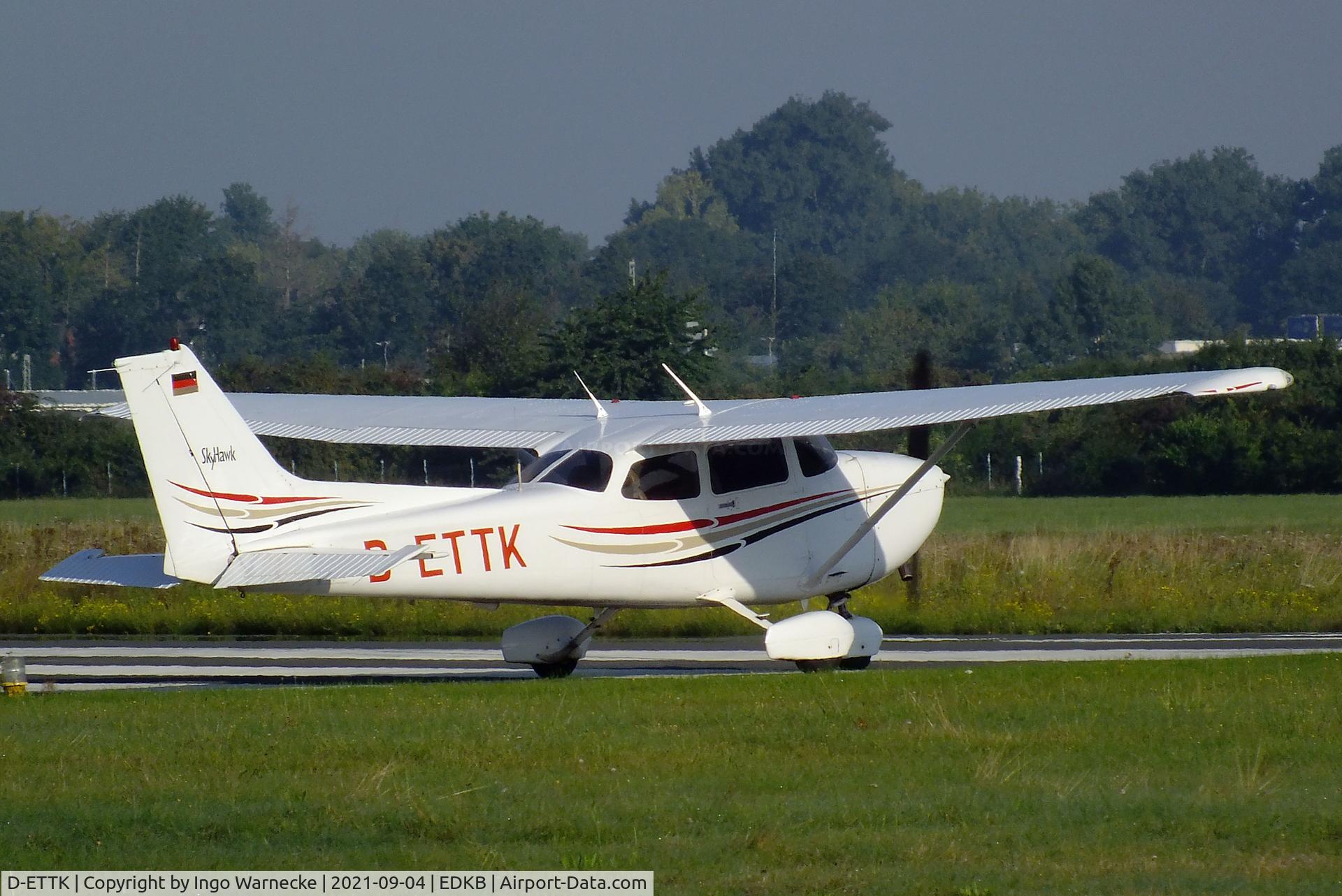D-ETTK, Cessna 172R Skyhawk C/N 17281219, Cessna 172R at Bonn-Hangelar airfield during the Grumman Fly-in 2021