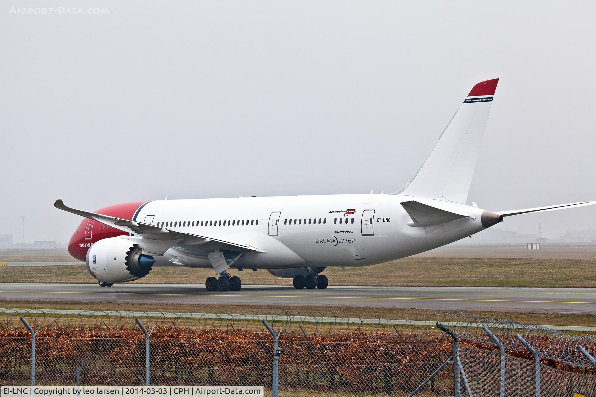 EI-LNC, 2013 Boeing 787-8 Dreamliner C/N 34795, Copenhagen 3.3.2014
