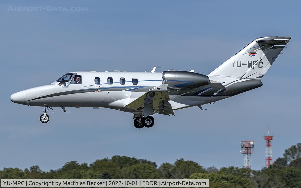 YU-MPC, Cessna 525 CitationJet M2 C/N 525-0911, YU-MPC