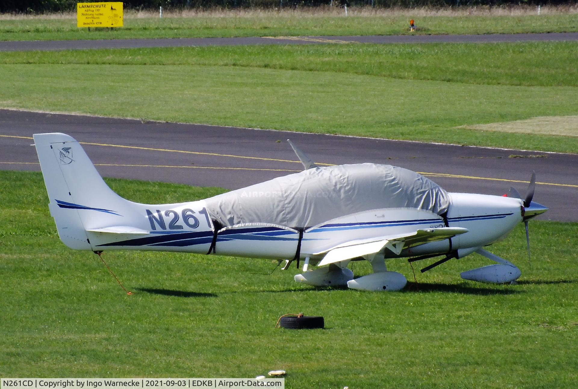 N261CD, 2002 Cirrus SR20 C/N 1182, Cirrus SR20 at Bonn-Hangelar airfield during the Grumman Fly-in 2021