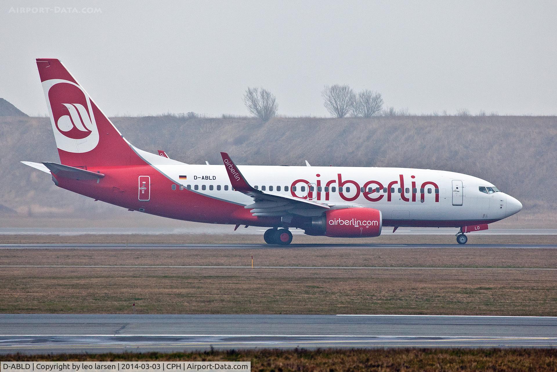 D-ABLD, 2008 Boeing 737-76J C/N 36117, Copenhagen 3.3.2014