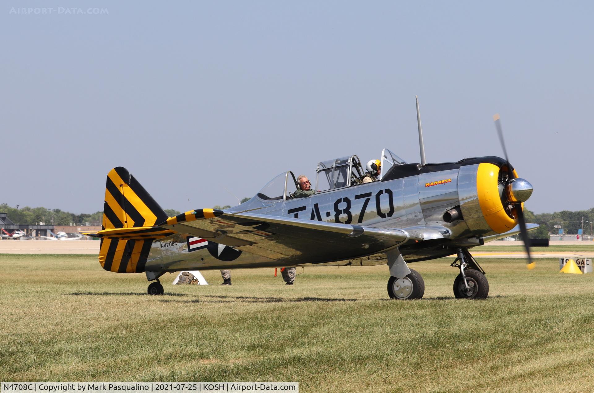 N4708C, 1941 North American AT-6F Texan C/N F48-1870, North American AT-6F