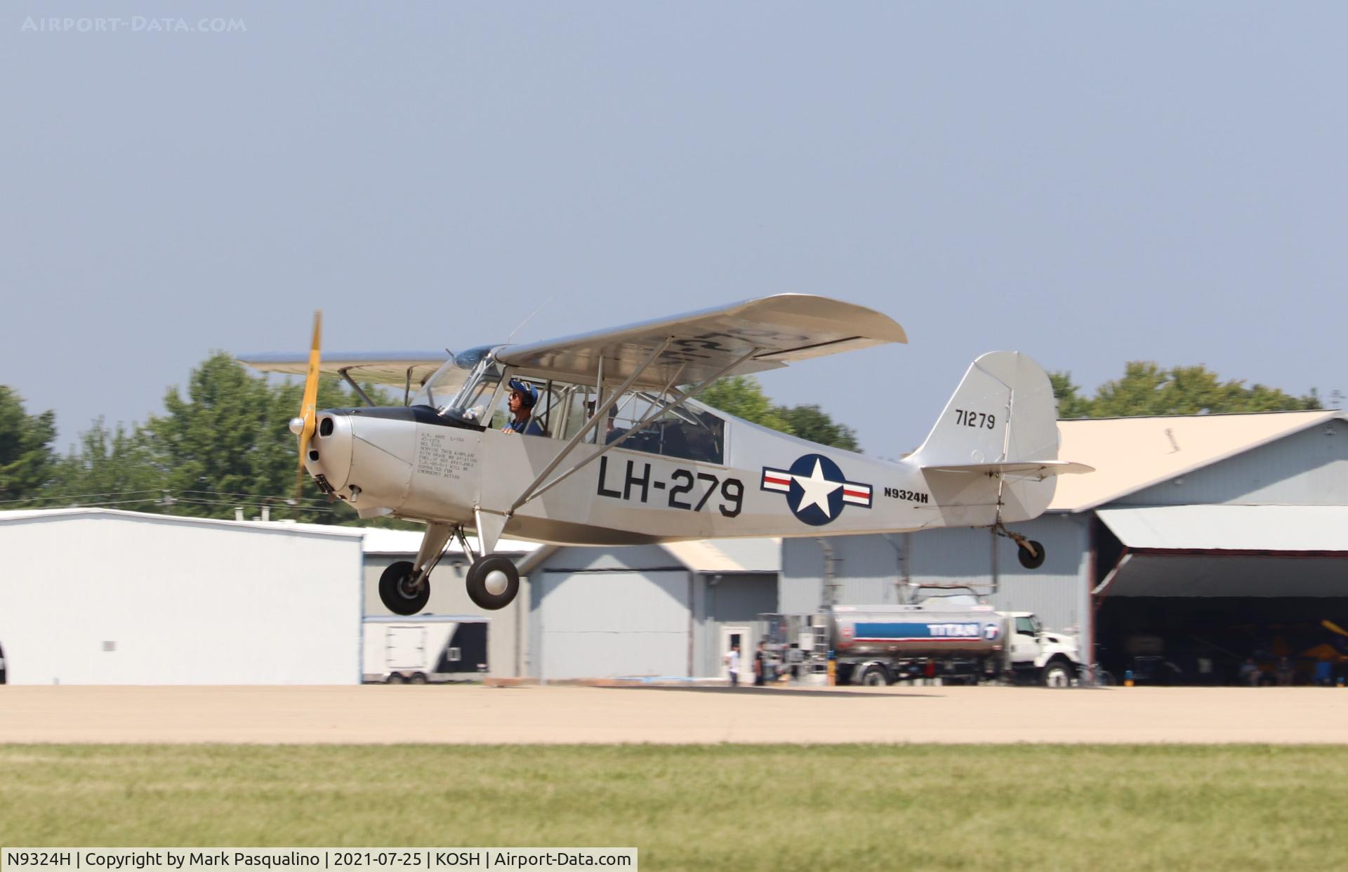 N9324H, 1947 Aeronca L-16A (7BCM) C/N 7BCM-507, Aeronca L-16A