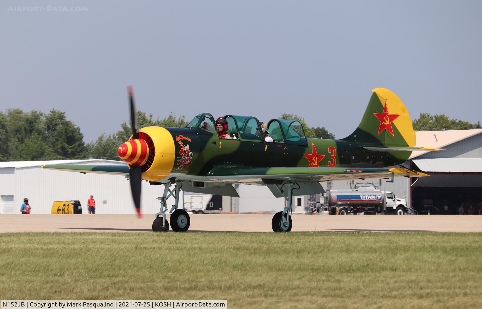N152JB, 1981 Yakovlev (Aerostar) Yak-52 C/N 811403, Yak-52
