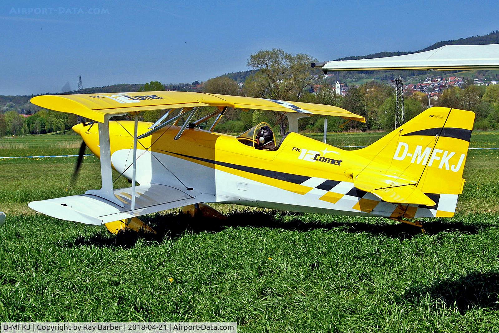 D-MFKJ, B & F Funk FK-12 Comet C/N 012-098, D-MFKJ   B & F Technik Funk FK.12 Comet [12-098] Markdorf Gliderport~D 21/04/2018