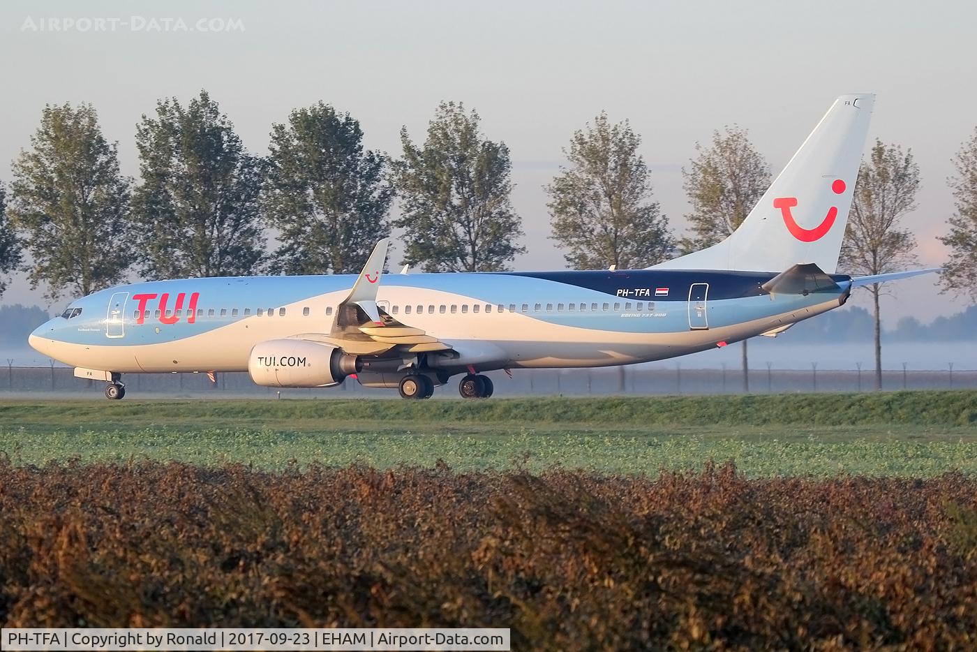 PH-TFA, 2007 Boeing 737-8K5 C/N 35100, at spl