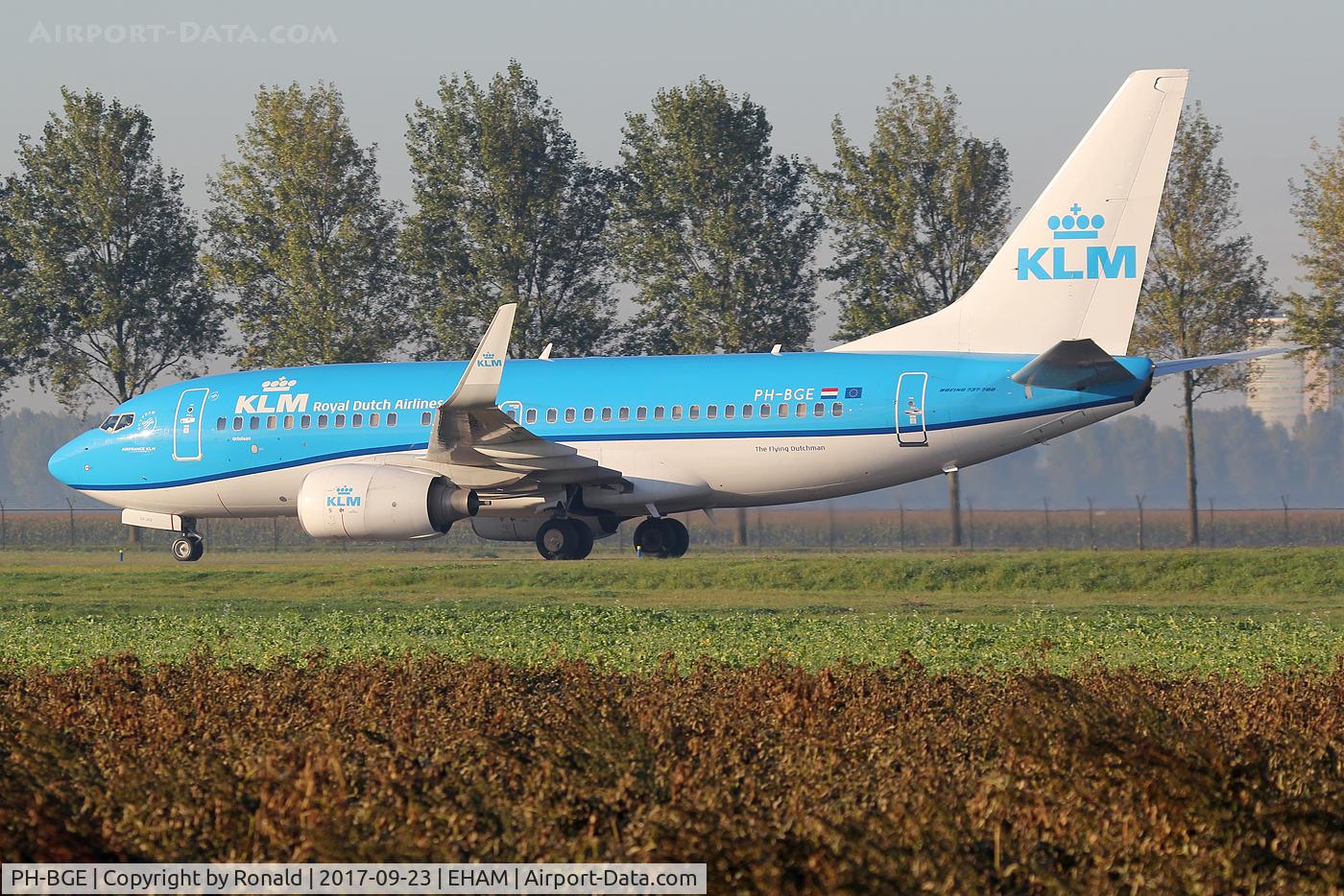 PH-BGE, 2008 Boeing 737-7K2 C/N 30371, at spl