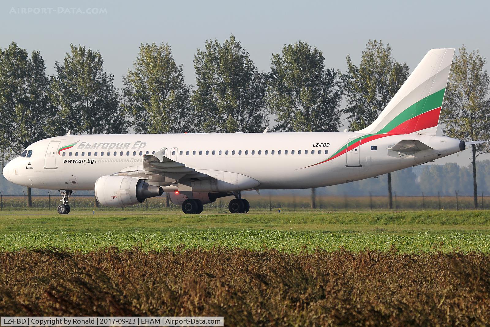 LZ-FBD, 2005 Airbus A320-214 C/N 2596, at spl