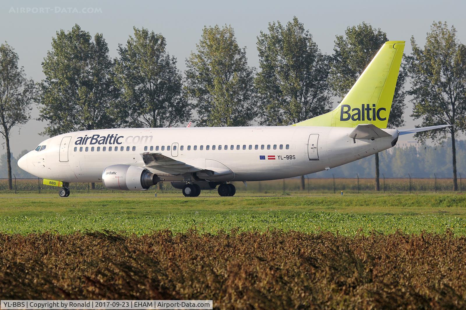YL-BBS, 1999 Boeing 737-31S C/N 29267, at spl