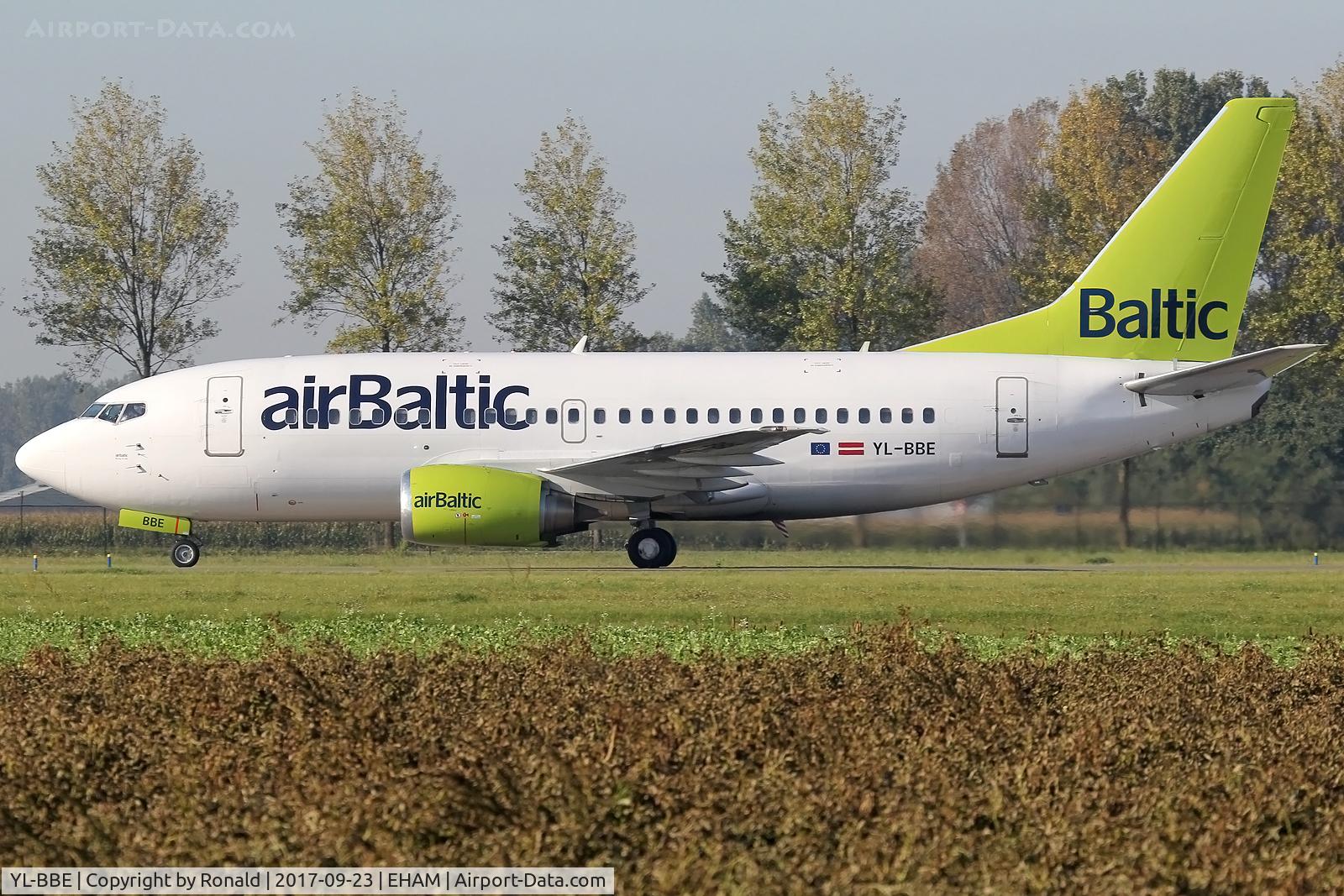 YL-BBE, 1998 Boeing 737-53S C/N 29073, at spl