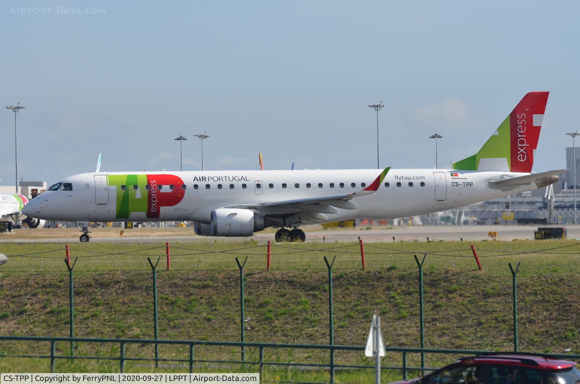CS-TPP, 2011 Embraer 190LR (ERJ-190-100LR) C/N 19000441, TAP ERJ190