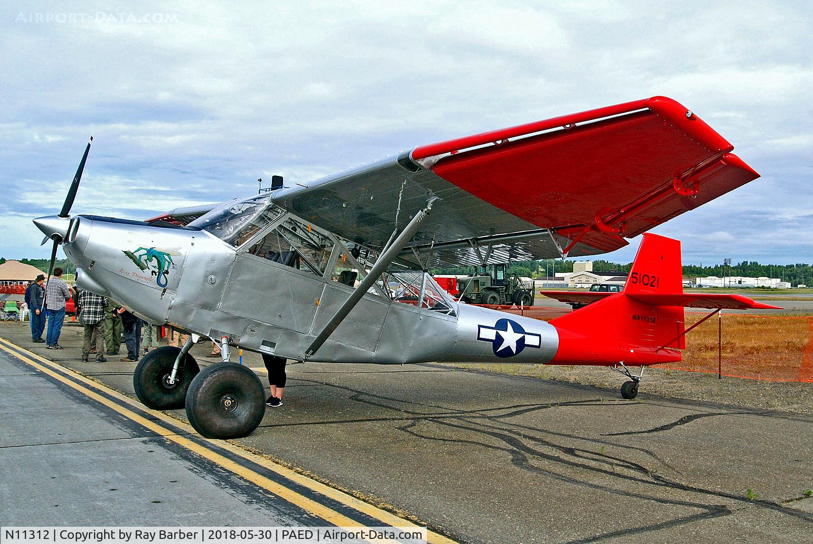 N11312, 2018 Consolidated Vultee L-13 Dragonfly (replica) C/N 1021, N11312   (NX11312 / 51021 ) Consolidated Vultee L-13 Dragonfly (replica) [1021] Elmendorf AFB~N 30/06/2018