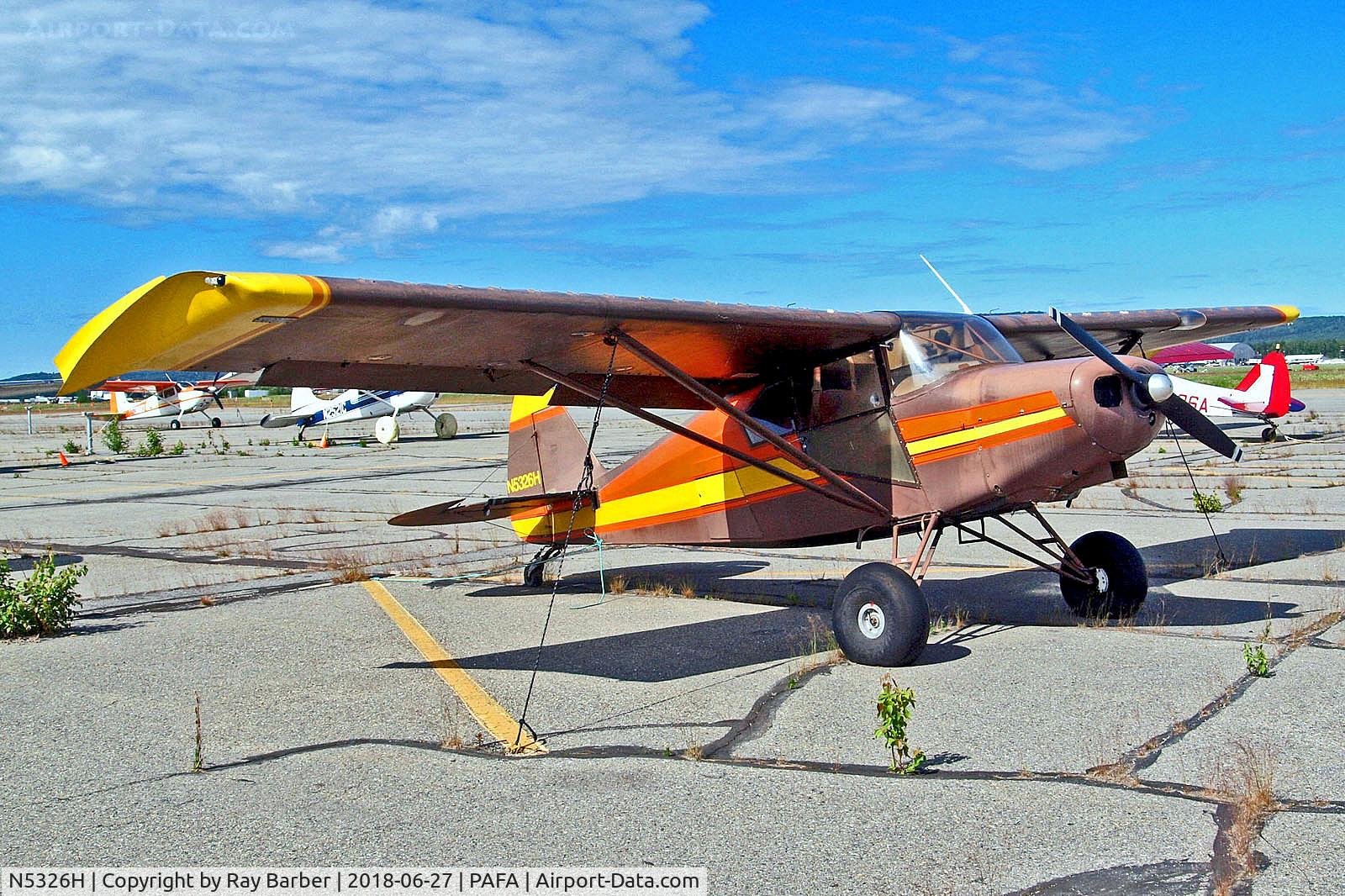 N5326H, 1949 Piper PA-16 Clipper C/N 16-131, N5326H   Piper PA-16 Clipper [16-131] Fairbanks~G 27/06/2018