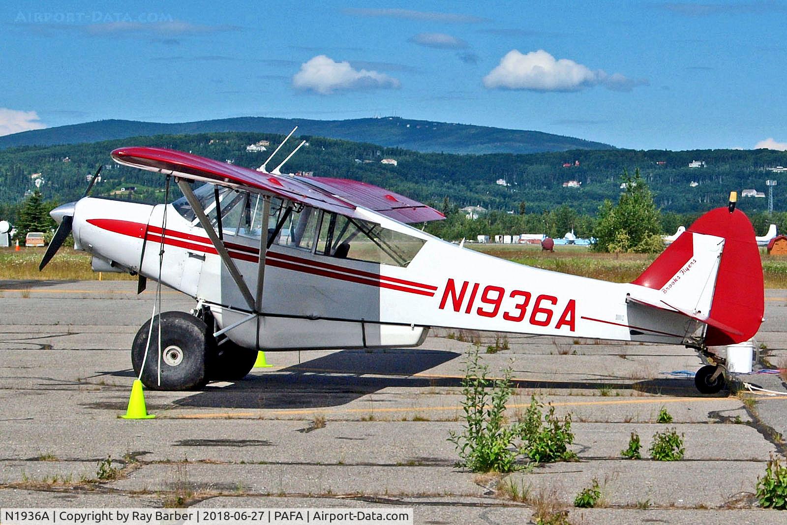 N1936A, 1952 Piper PA-18A Restricted Super Cub C/N 18-1770, N1936A   Piper PA-18-125 Super Cub [18-1770] (Brooks Flyers) Fairbanks~G 27/06/2018
