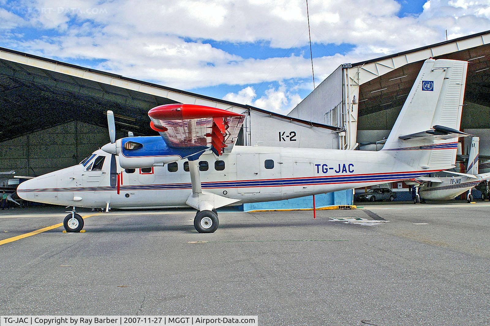 TG-JAC, 1981 De Havilland Canada DHC-6-300 Twin Otter C/N 755, TG-JAC   De Havilland Canada DHC-6-300 Twin Otter [755] (AVCOM) Guatemala-La Aurora~TG 23/11/2007
