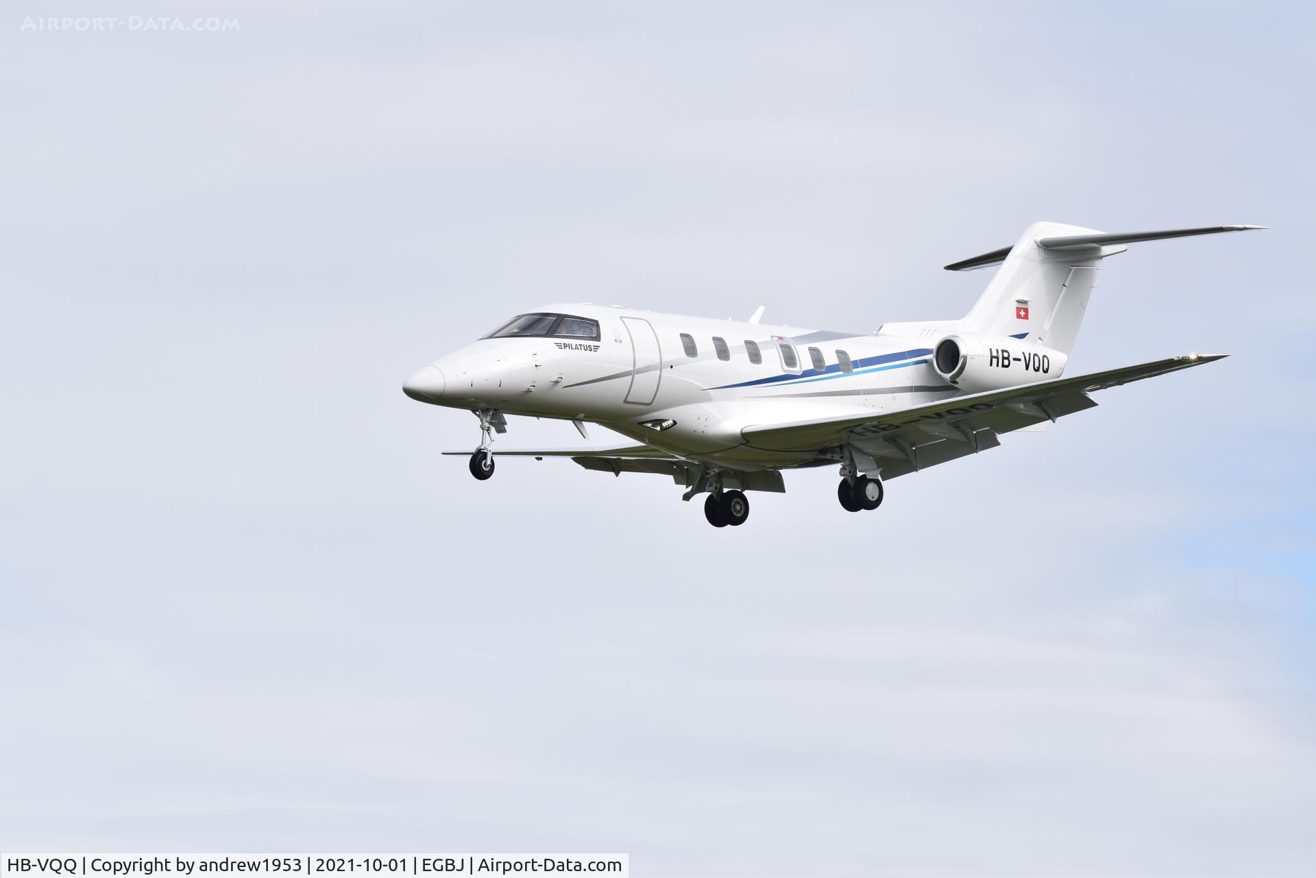 HB-VQQ, 2021 Pilatus PC-24 C/N 226, HB-VQQ at Gloucestershire Airport.
