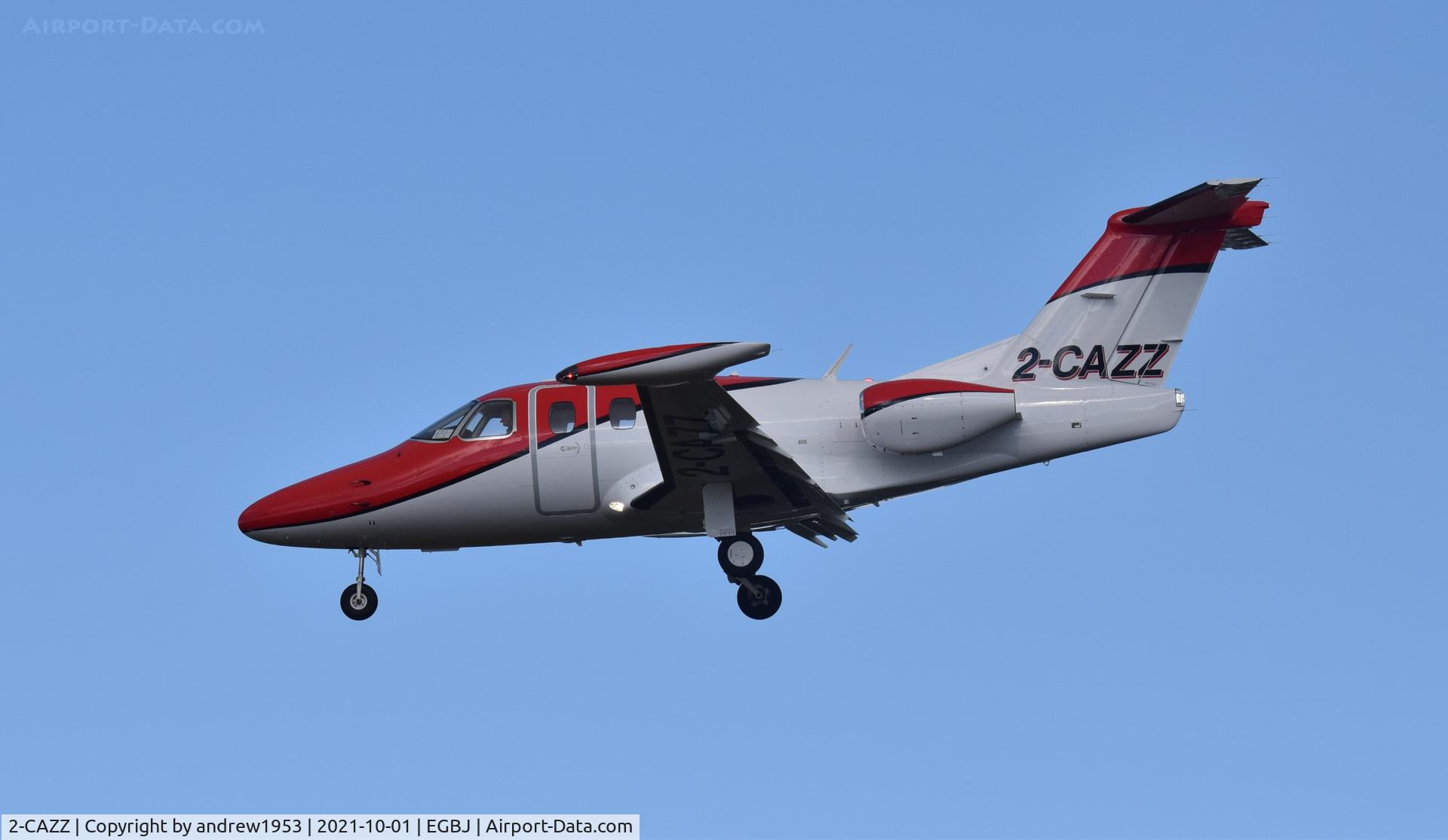 2-CAZZ, 2011 Eclipse Aviation Corp EA500 C/N 000267, 2-CAZZ at Gloucestershire Airport.
