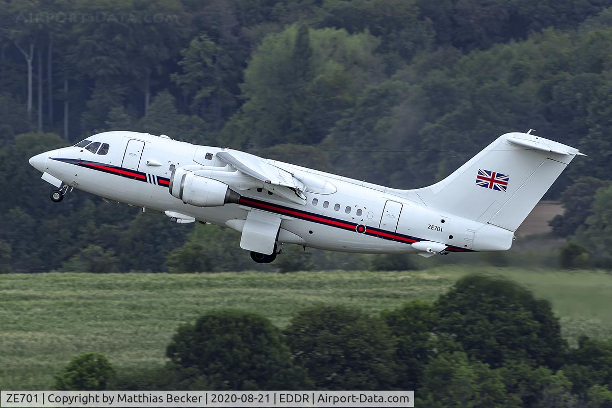 ZE701, 1985 British Aerospace BAe.146 CC.2 C/N E1029, ZE701